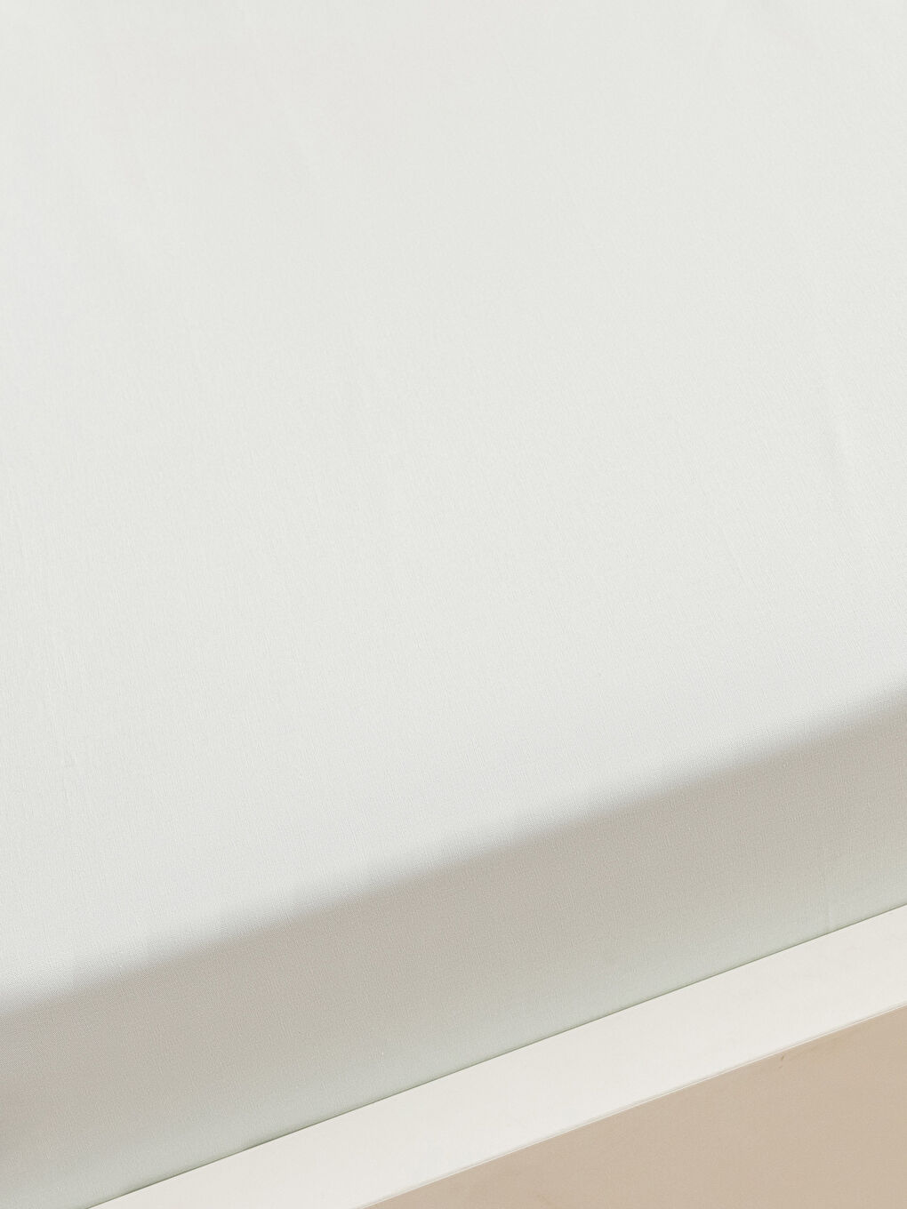 Yeşil Düz Pamuklu Tek Kişilik Çarşaf 180x240 cm-1