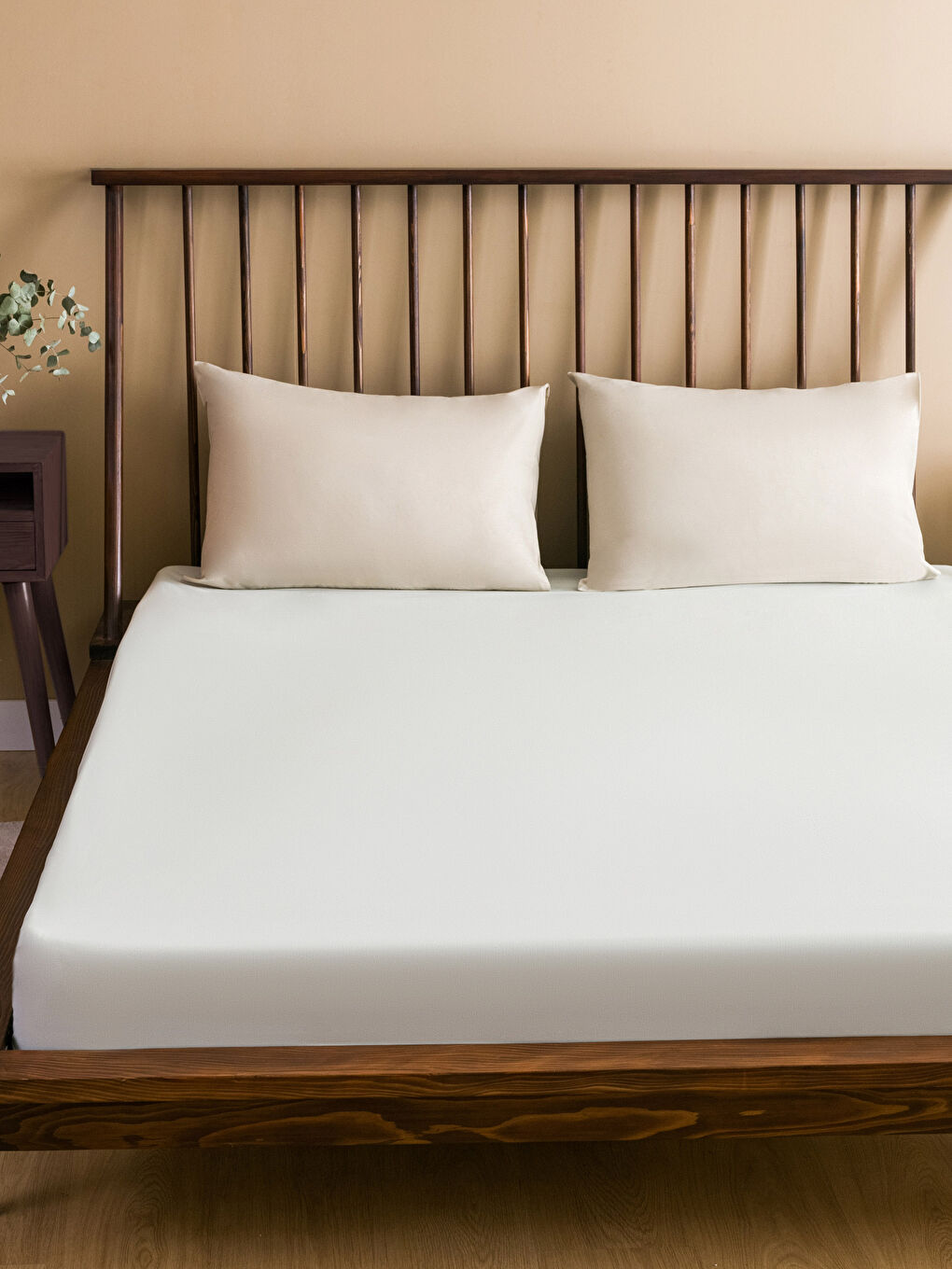 Drap Double en Coton Uni 240x260 cm