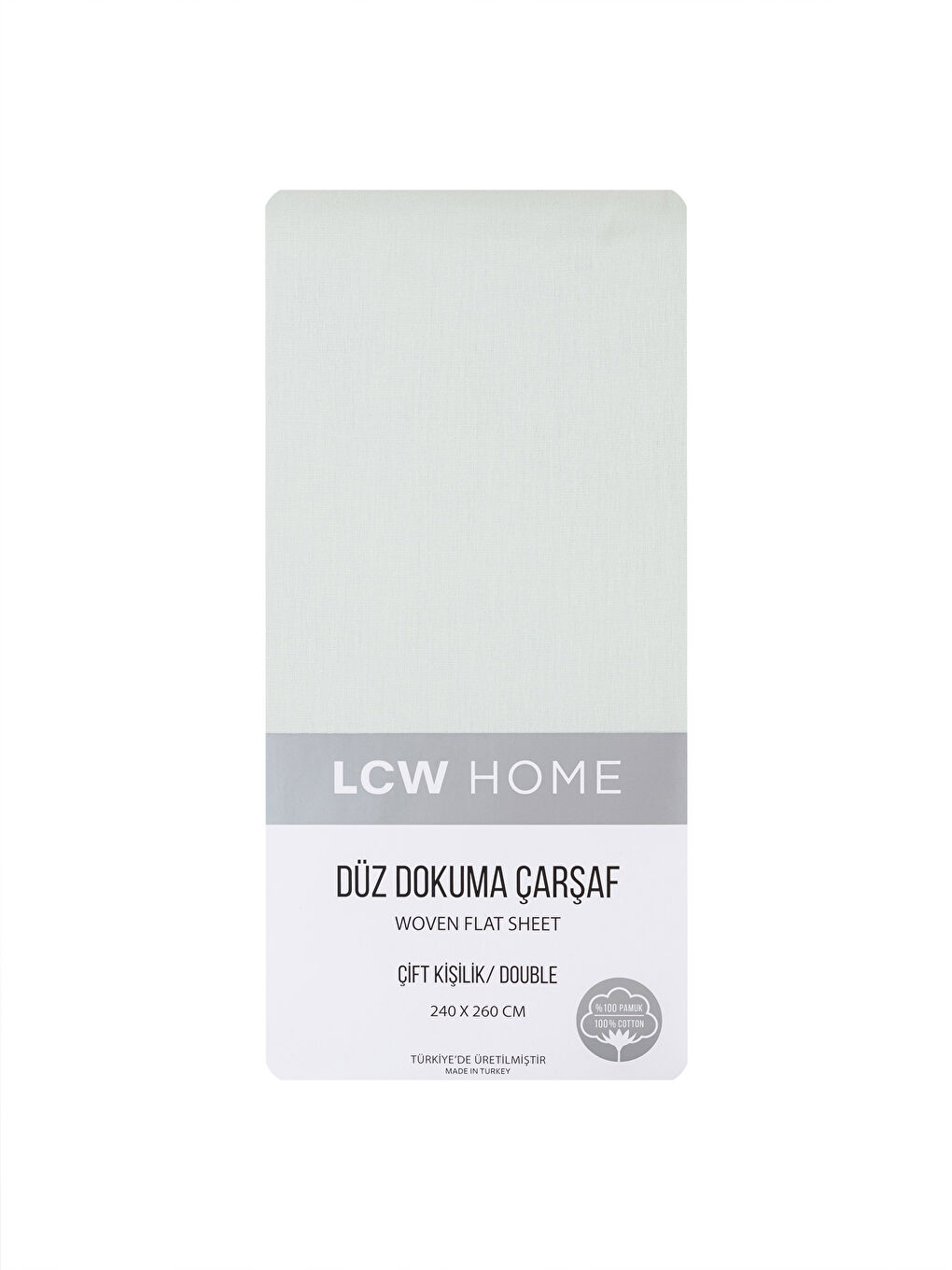 Drap Double en Coton Uni 240x260 cm-3