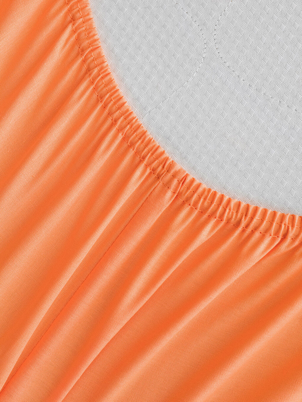 Plain Cotton Double Fitted Sheet 160x200x30 cm-3