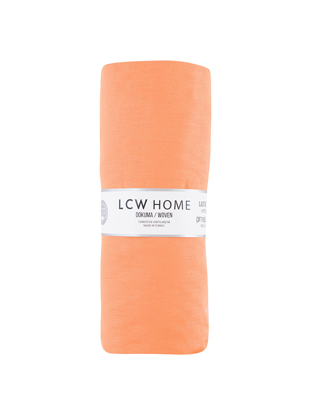 Plain Cotton Double Fitted Sheet 160x200x30 cm-4