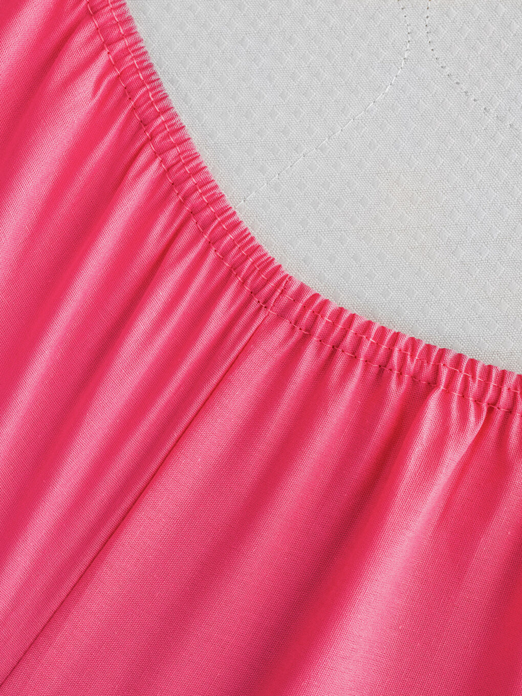 Plain Cotton Double Fitted Sheet 160x200x30 cm-3