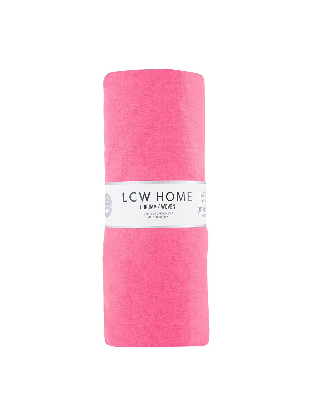 Plain Cotton Double Fitted Sheet 160x200x30 cm-4