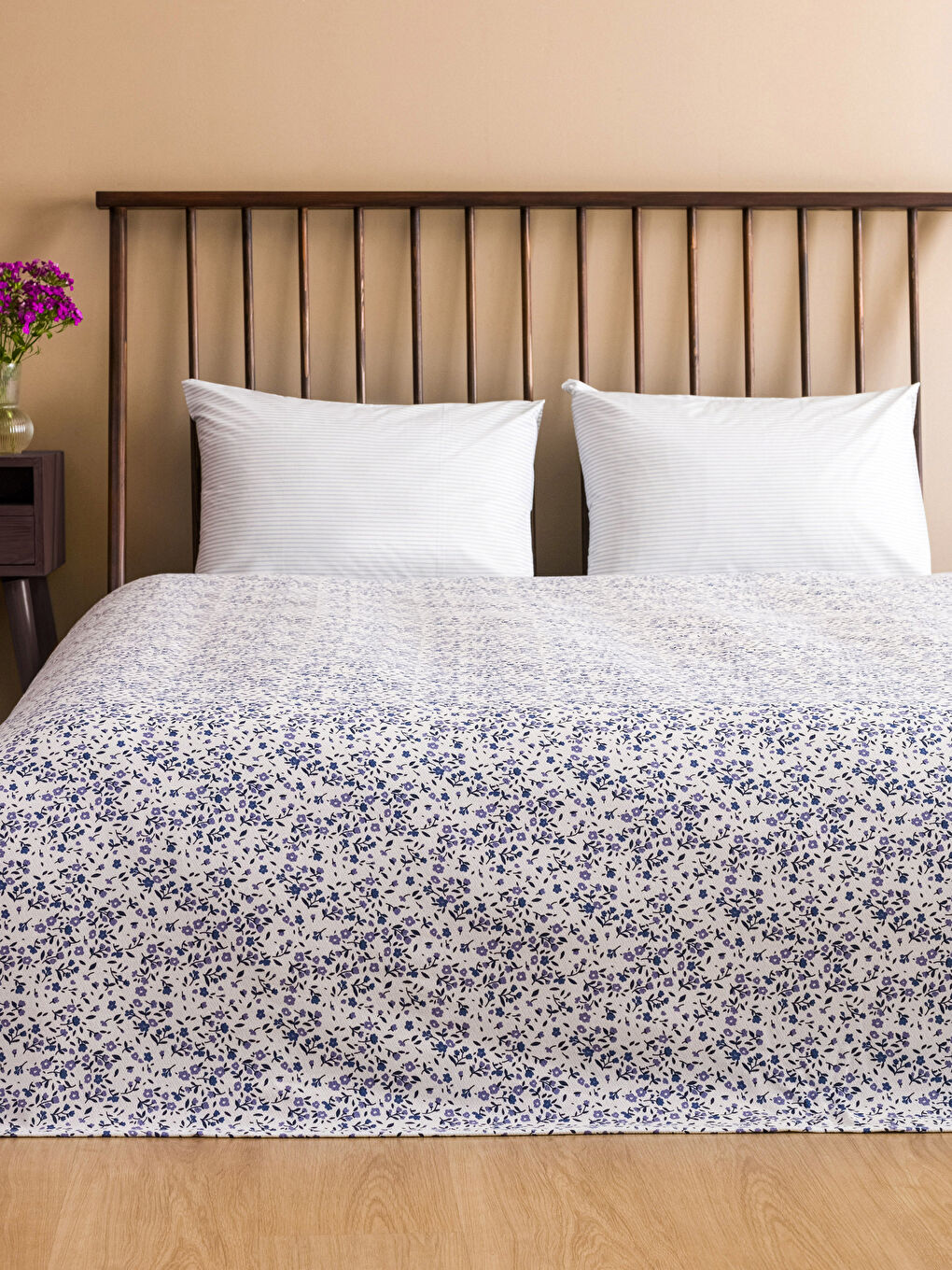 Patterned Ranforce Double Bedspread Set -S3I518Z8-F9C
