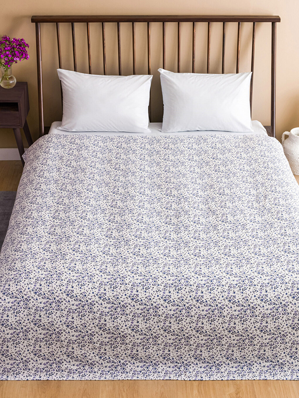 Patterned Ranforce Double Bedspread Set -S3I518Z8-F9C