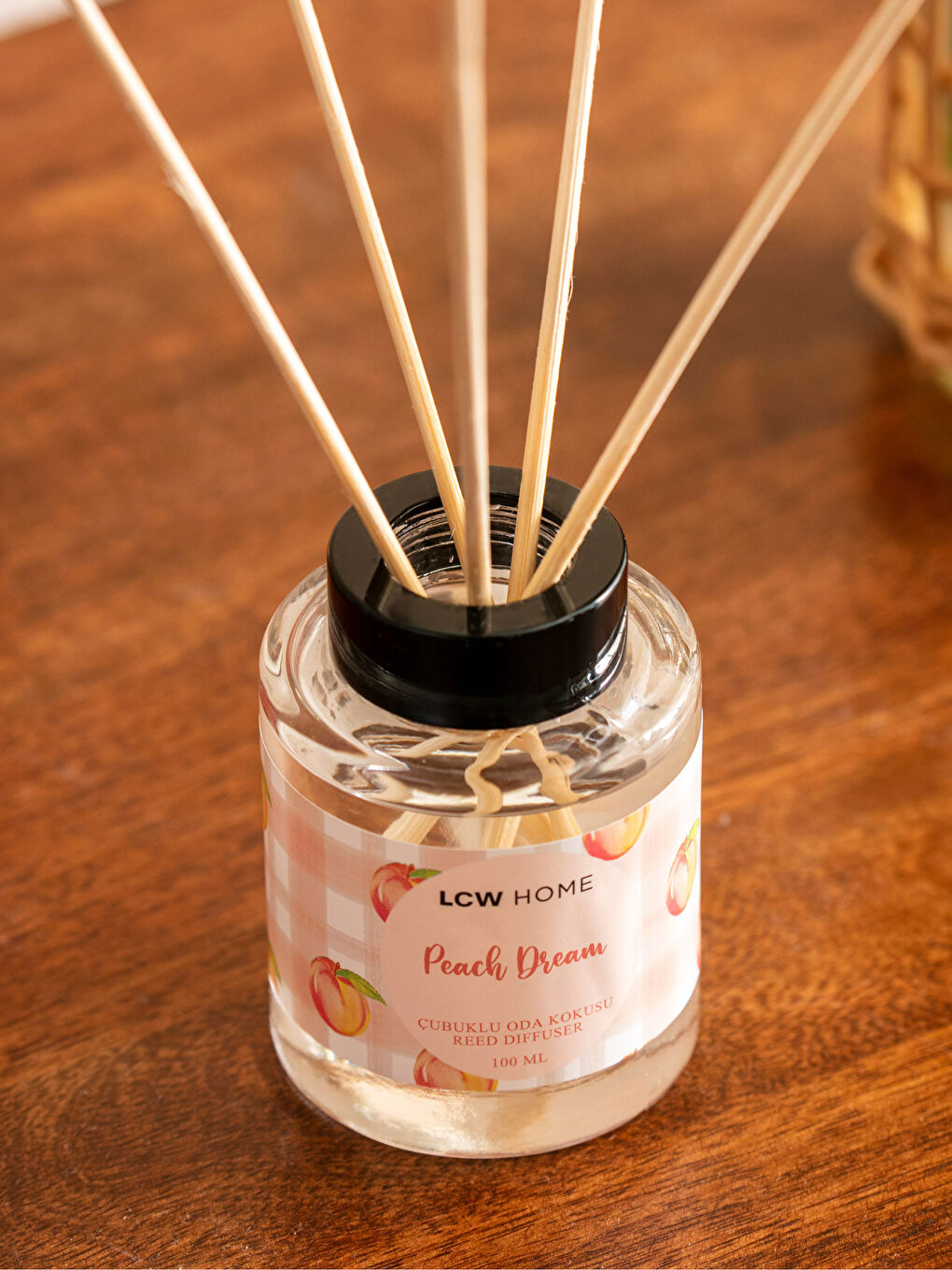 Parfum de Cameră cu Bețișoare Aromatizate cu Piersică 100 ml-2