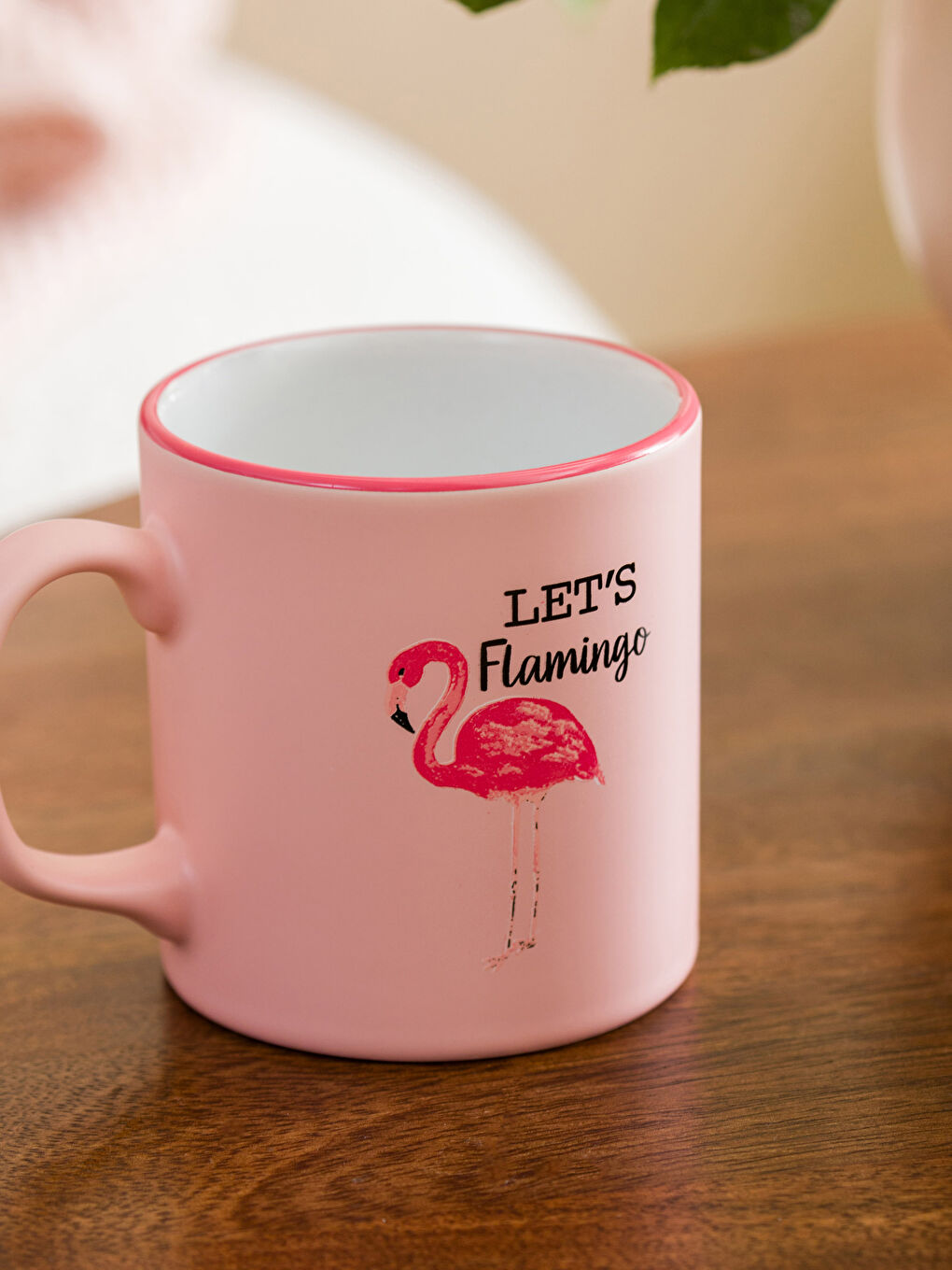 Flamingo Printed Ceramic Cup 320 Ml -S3I646Z8-F9C