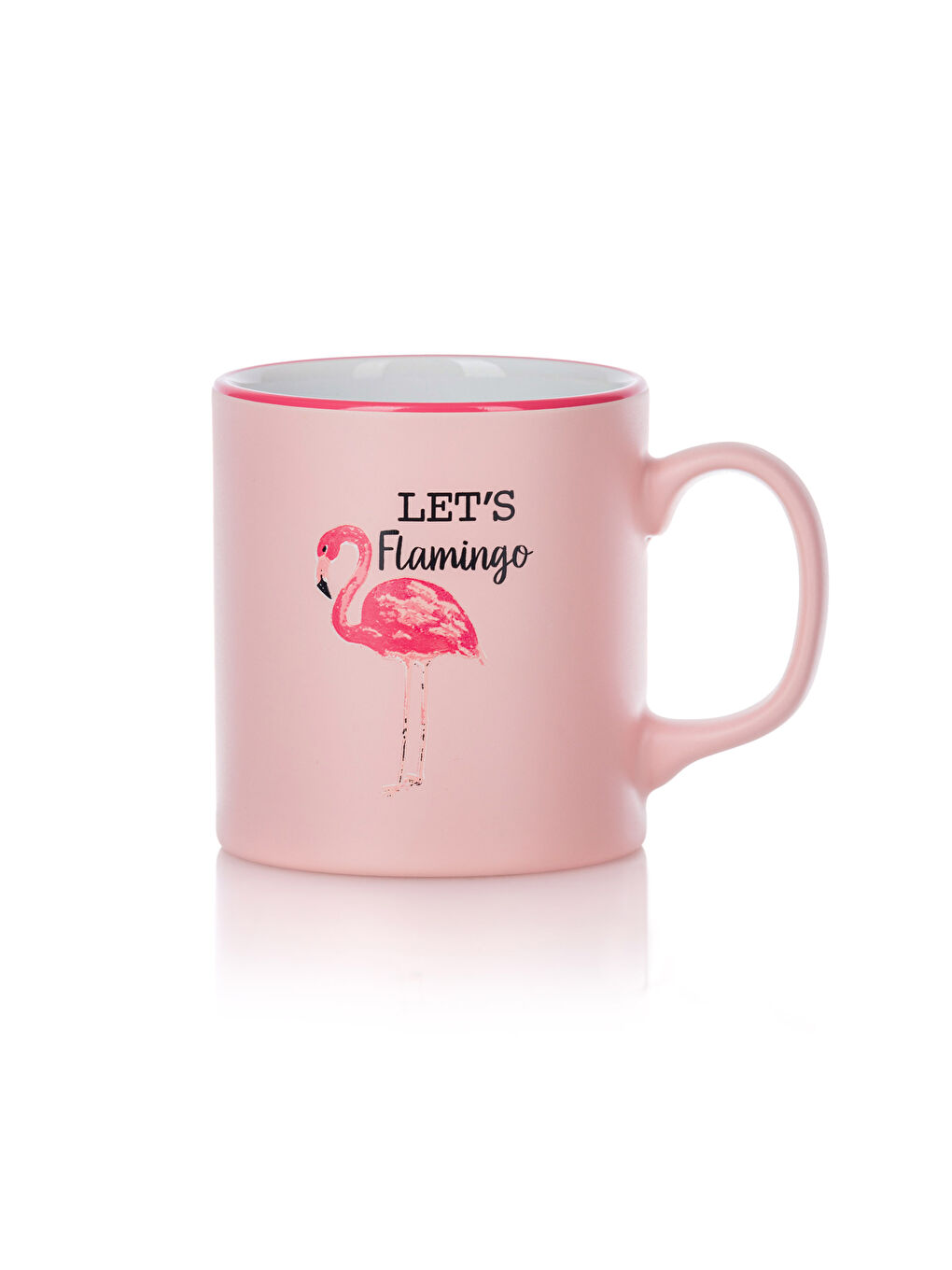 Flamingo Printed Ceramic Cup 320 Ml -S3I646Z8-F9C