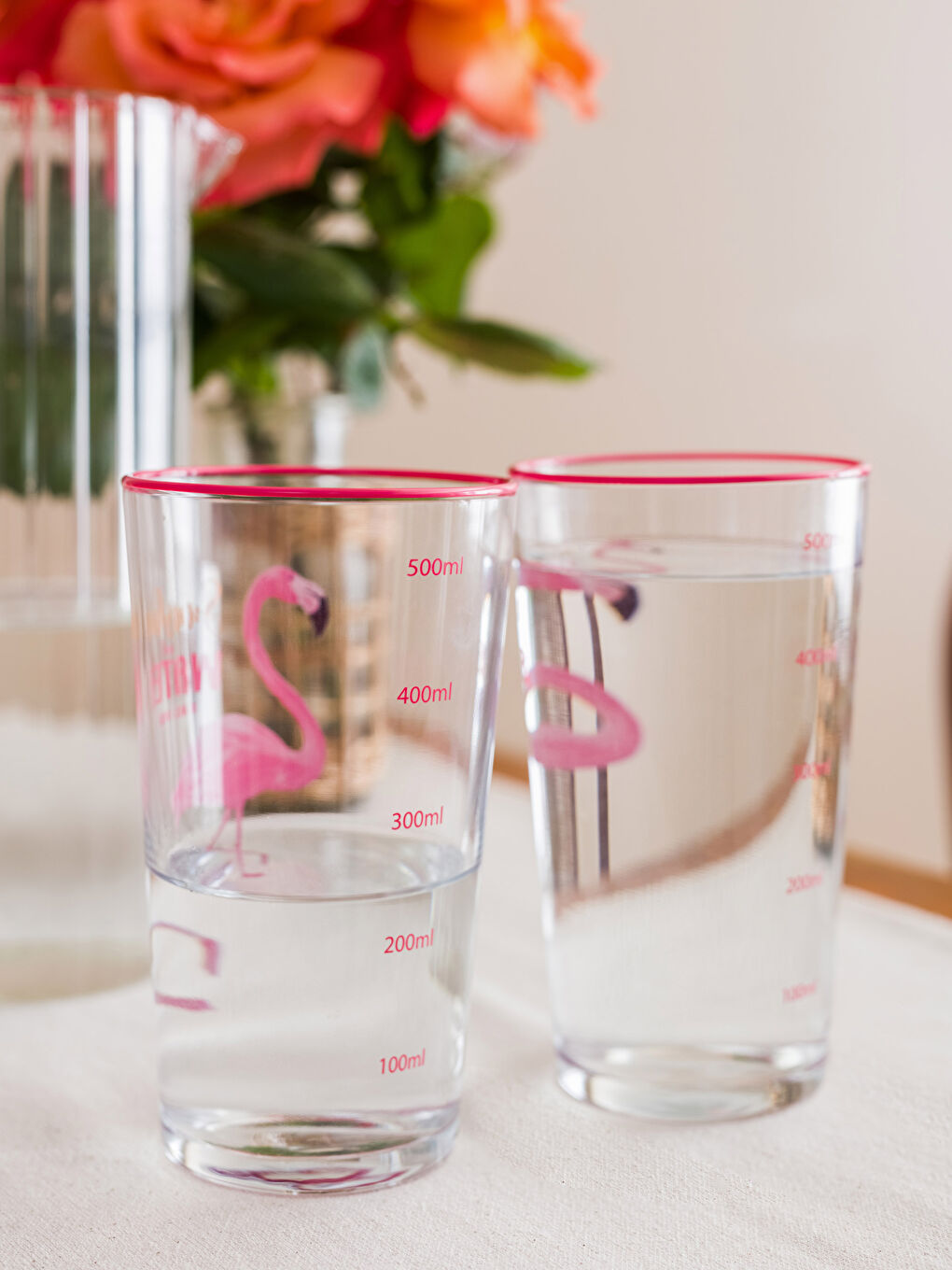 Printed Glass Cup of 2 - 570 ml -S3I650Z8-F9C