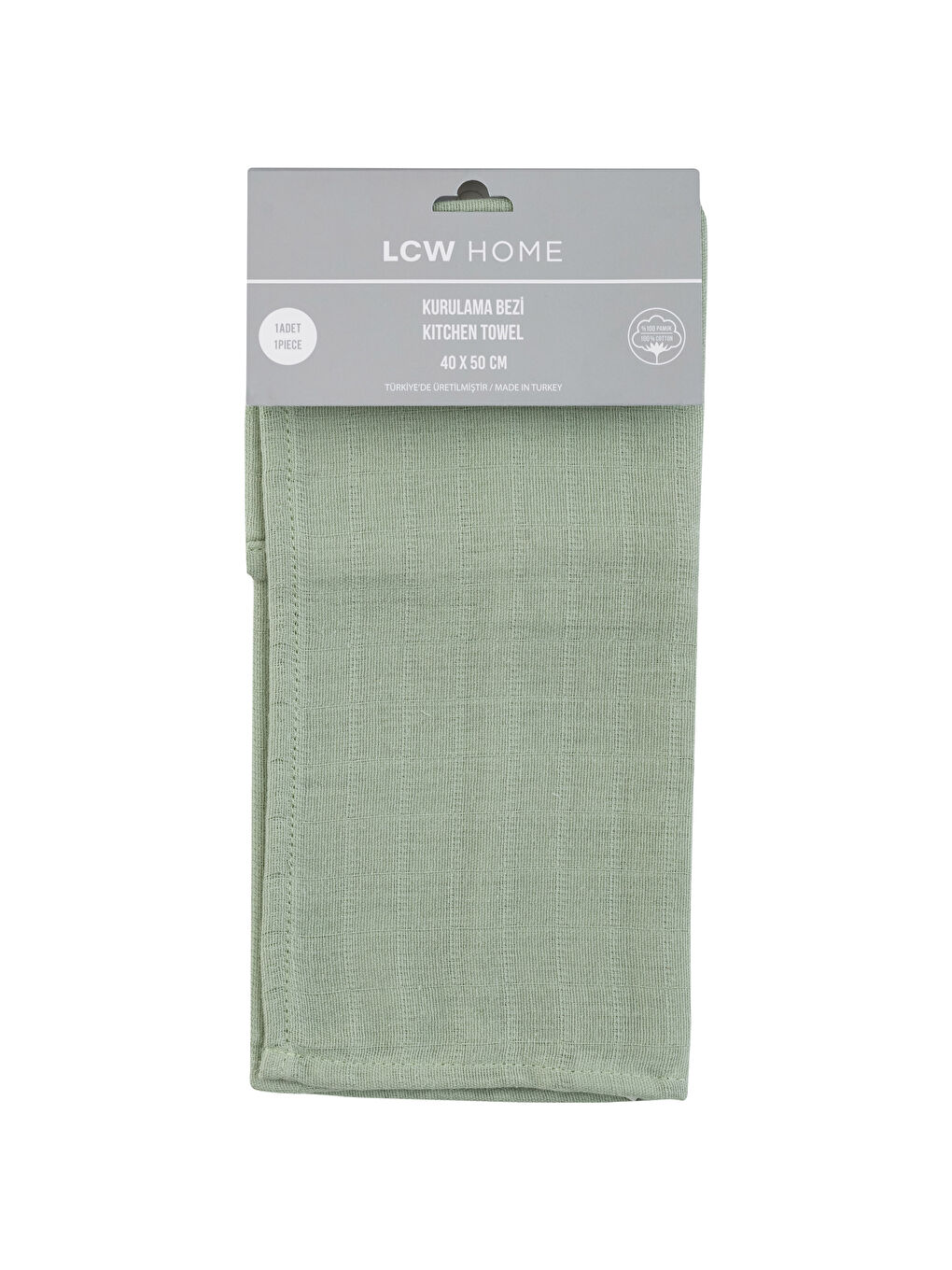 Yeşil Düz Kurulama Bezi 40x50 cm-3