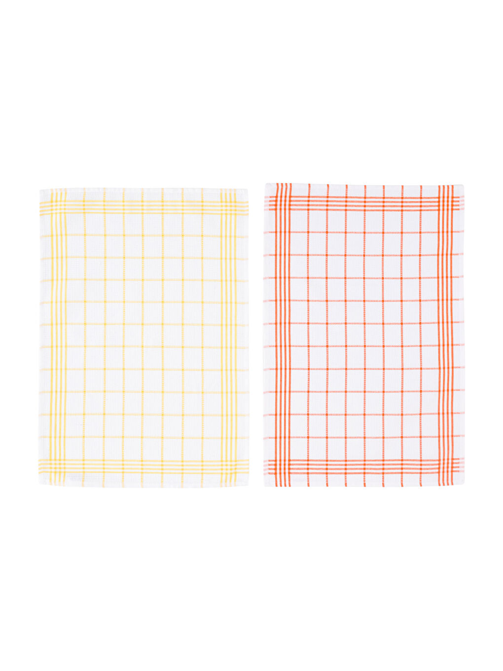 Plaid Patterned Drying Towel 2 Pack 40x60 Cm -S3IC14Z8-F9C
