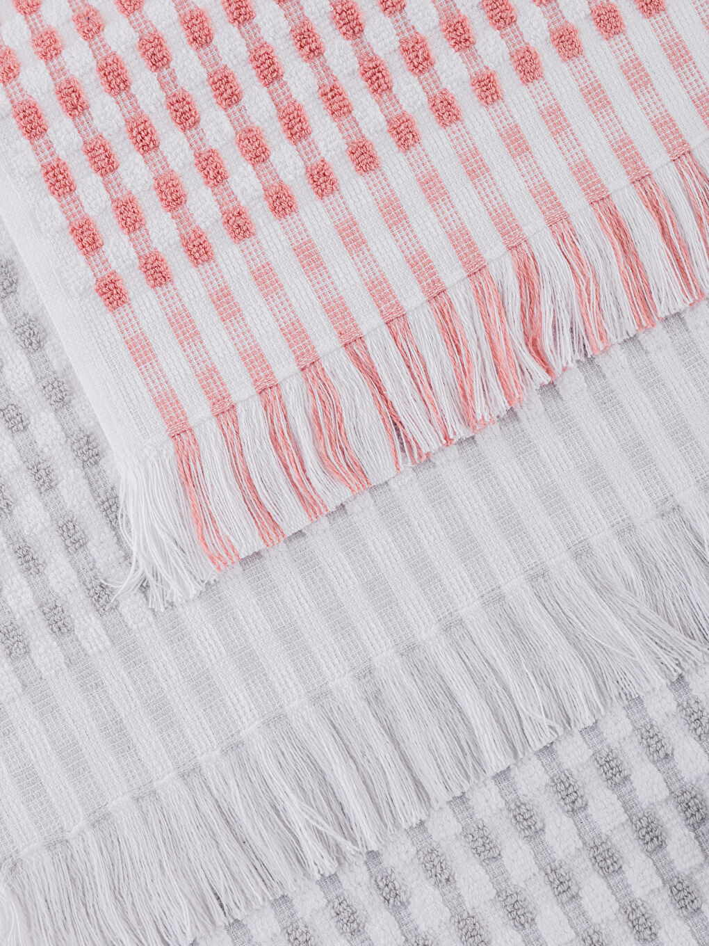 Cotton Tassel Detail Drying Cloth 2-Pack 30x50 cm -S3IC17Z8-CWL