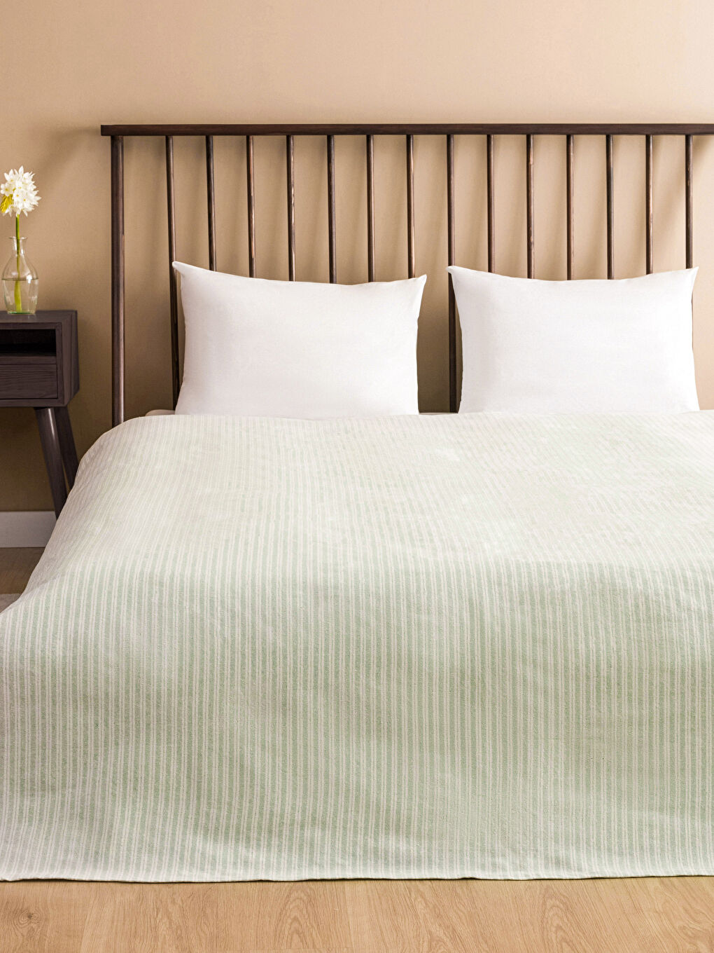 LCW HOME Striped Ranforce Double Bedspread 200x220 cm -S3IC47Z8-VB7