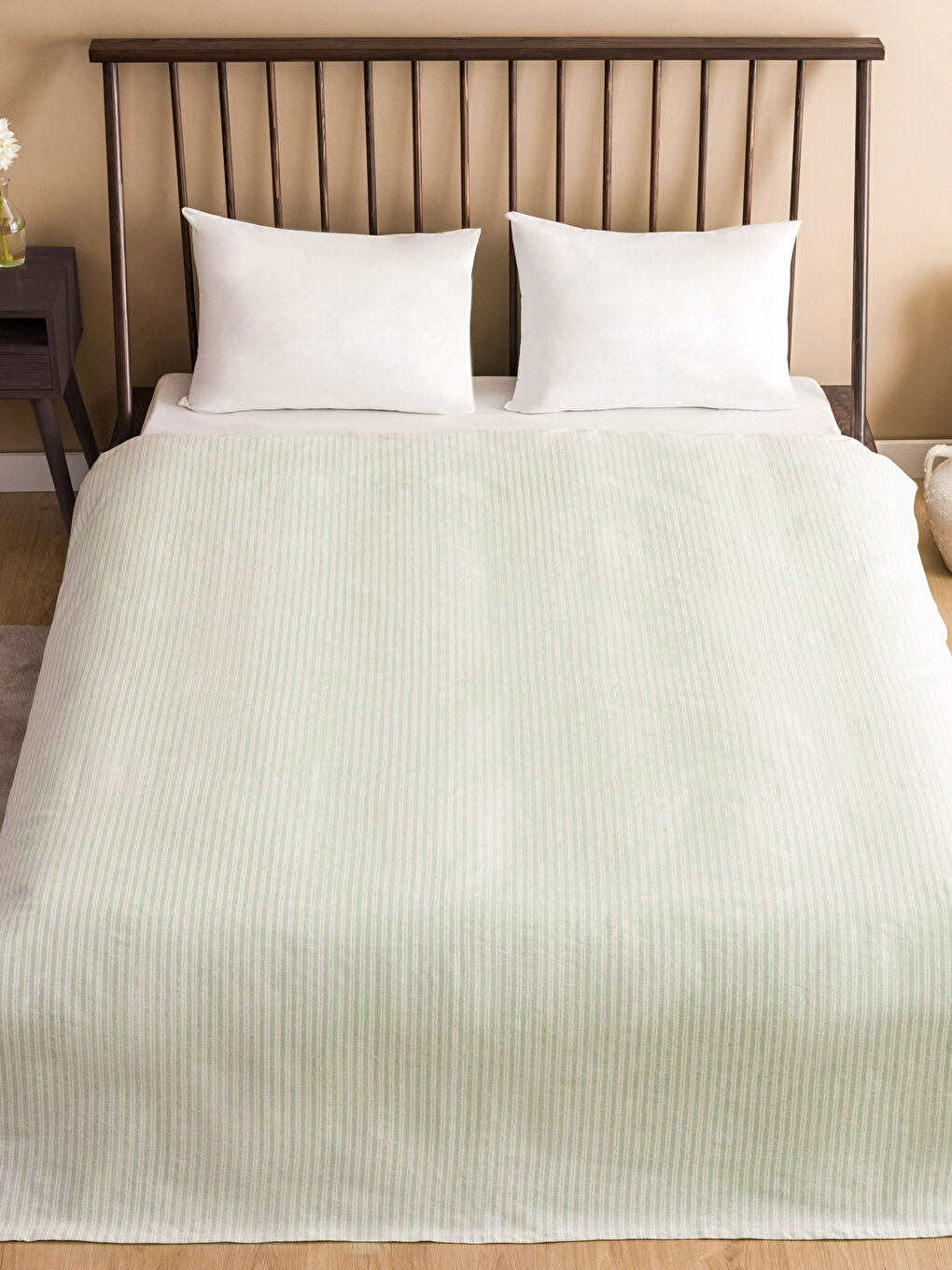 LCW HOME Striped Ranforce Double Bedspread 200x220 cm -S3IC47Z8-VB7