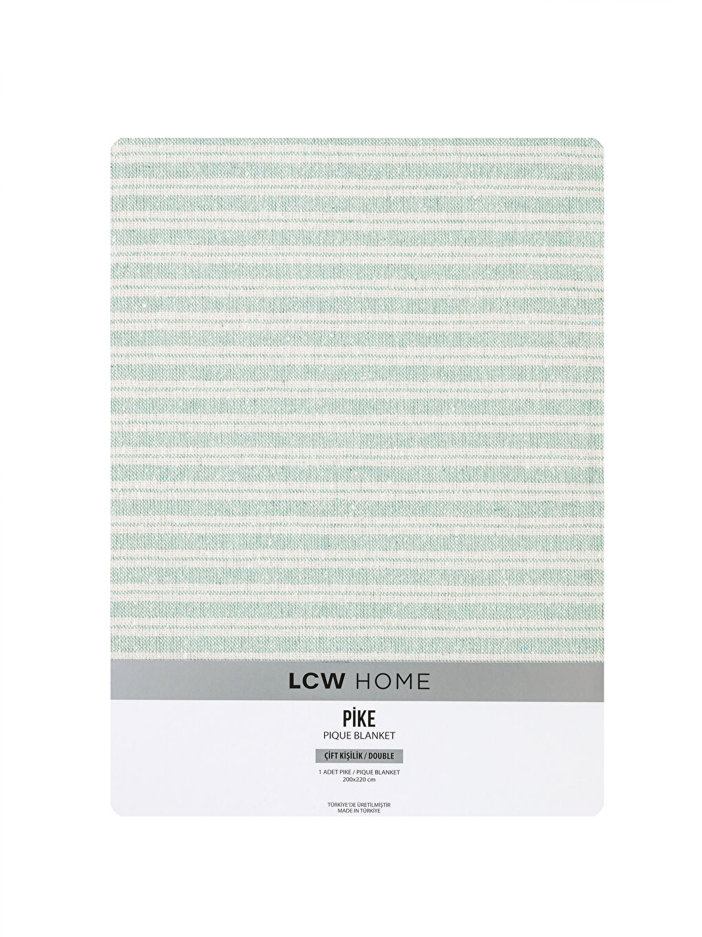LCW HOME Striped Ranforce Double Bedspread 200x220 cm -S3IC47Z8-VB7