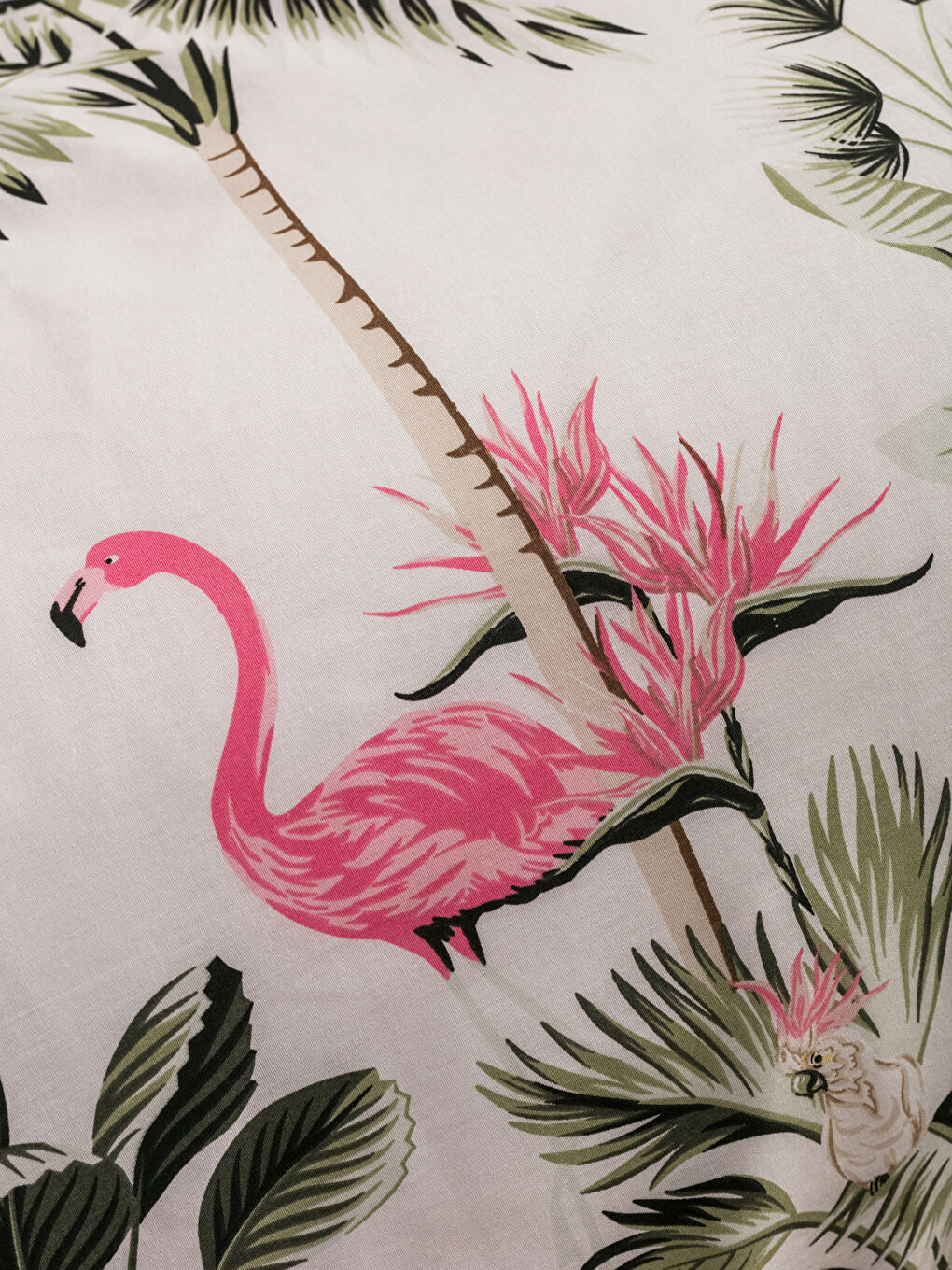 Flamingo Printed Queen Size Duvet Cover 200x220 cm -S3IH42Z8-F9C