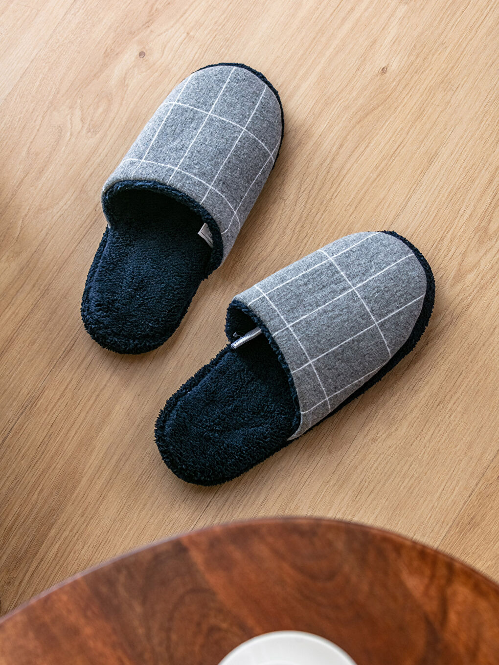 LCW HOME Men's Striped House Slippers -S3IJ43Z8-F9C