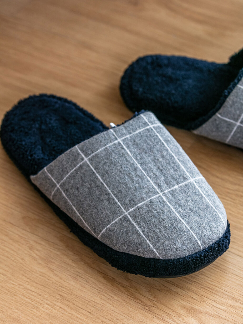 LCW HOME Men's Striped House Slippers -S3IJ43Z8-F9C