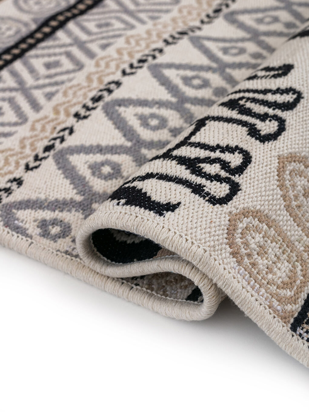 Karışık Boho Fil Desenli Kilim 70x140 cm-4