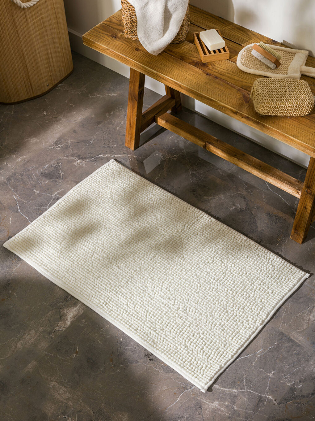 Plain Bath Mat 50x80 Cm