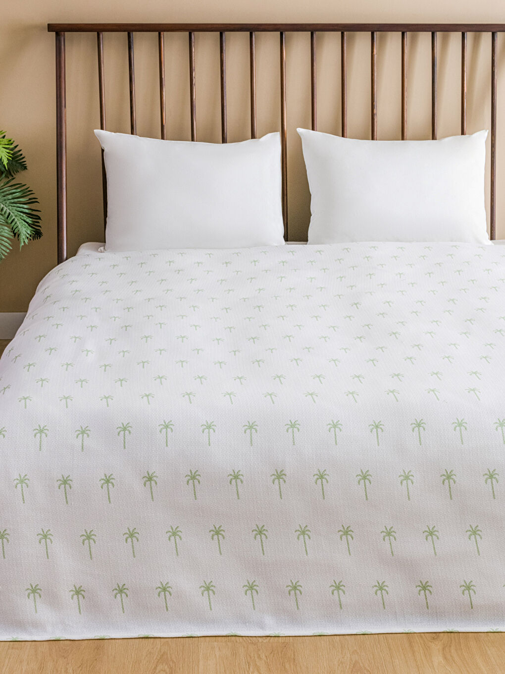 Karışık Desenli Pamuklu Çift Kişilik Pike 200x220 cm