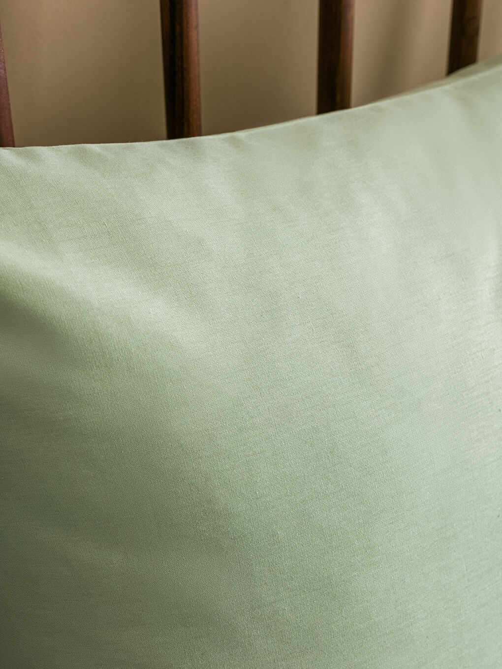 Yeşil Pamuklu Düz Yastık Kılıfı 50x70 cm-2