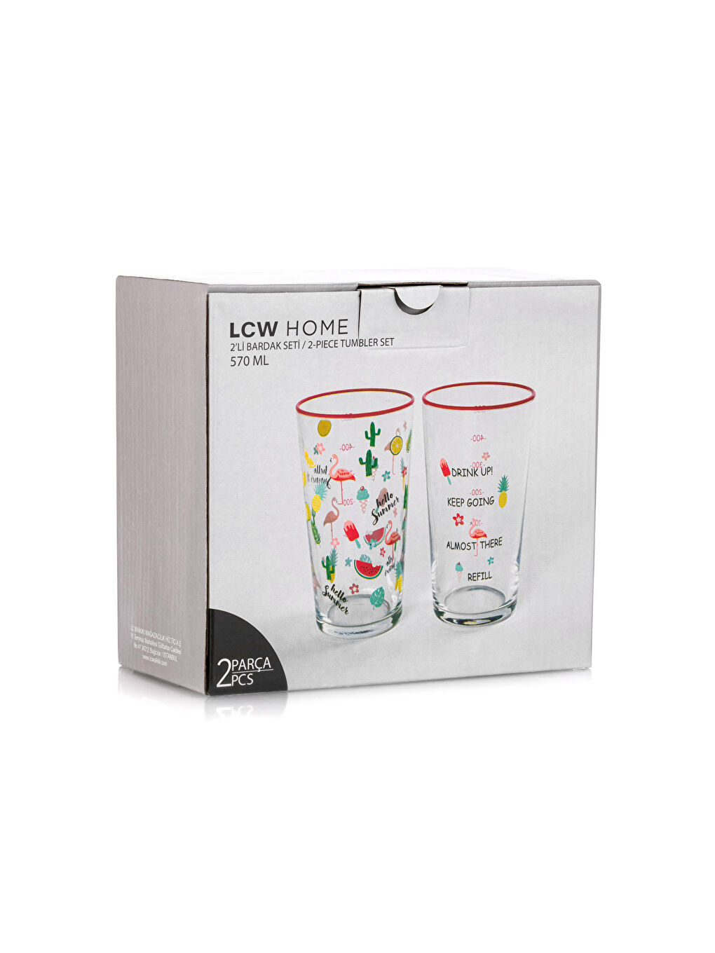 LCW HOME Štampana čaša za vodu od 2 500 ml -S3IQ29Z8-F9C