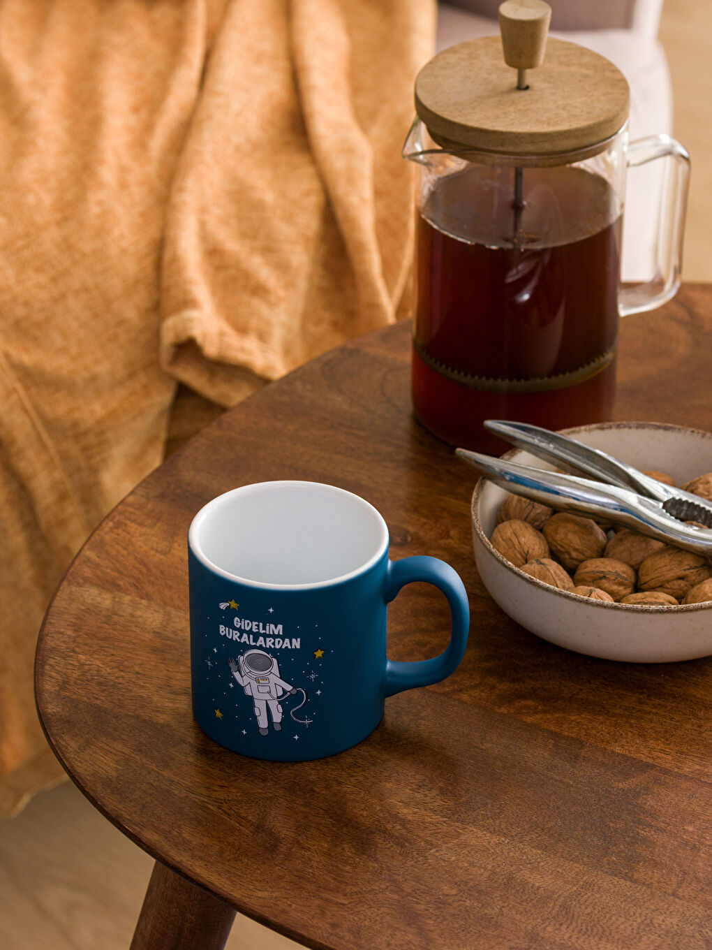 Karışık Yazı Baskılı Kupa Bardak