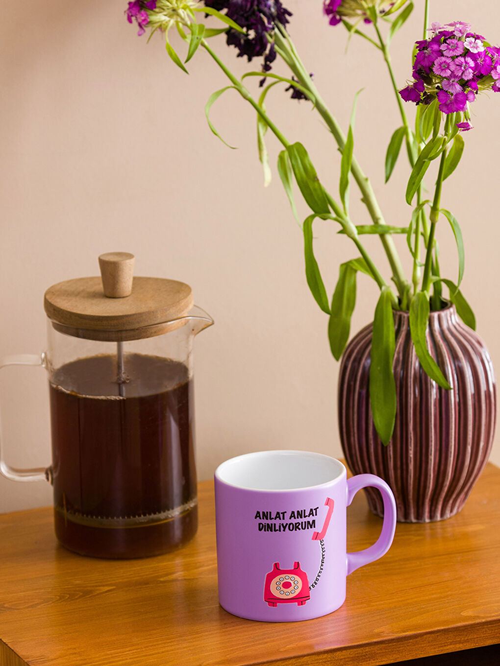 Karışık Baskılı Porselen Kupa 320 ml