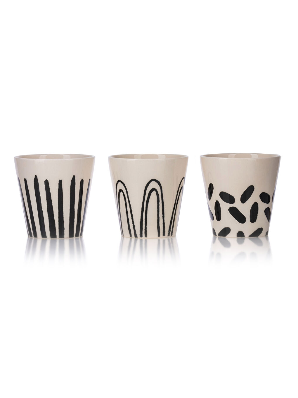LCW HOME Printed Ceramic Mug Set of 4 280 Ml -S3IR56Z8-LQJ