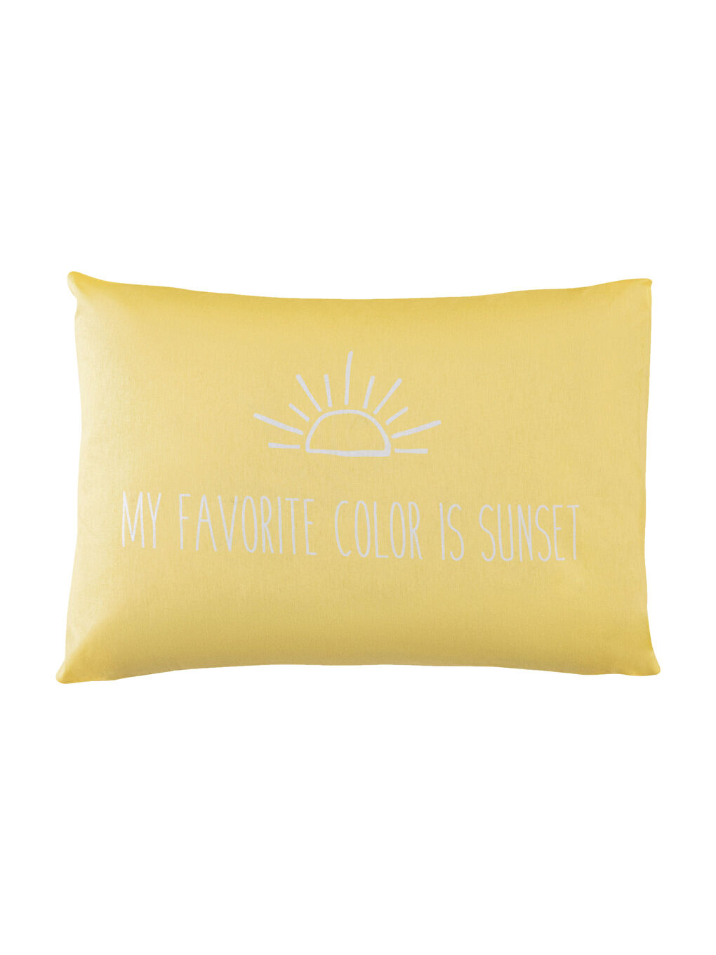 Letter Printed Cotton Pillow Cover 50x70 Cm-4