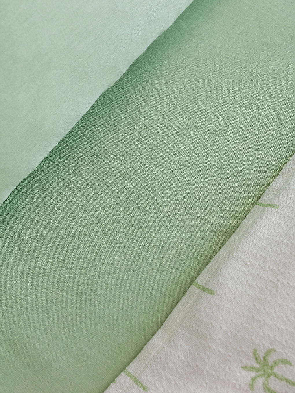 Parure de Lit Piqué Double Imprimé Palmier-4