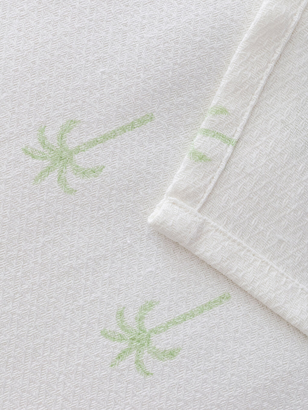 Parure de Lit Piqué Double Imprimé Palmier-6