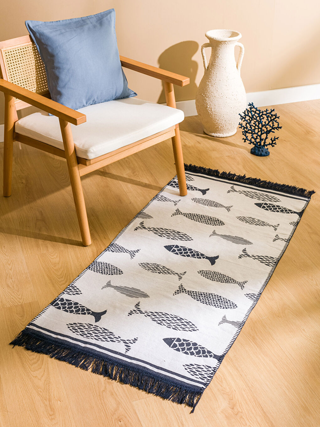Patterned Kilim 70x140 Cm -S3IS54Z8-F9C