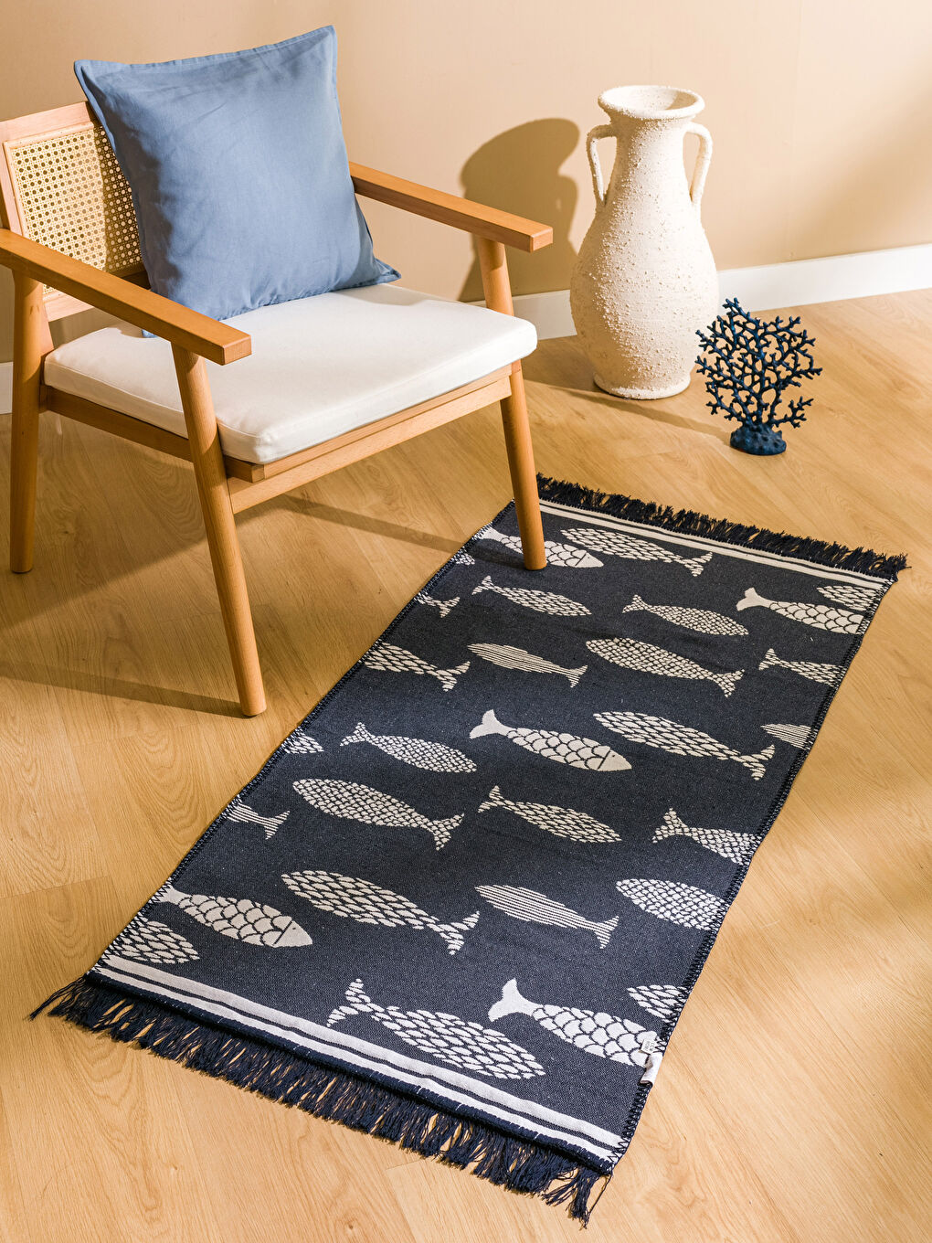 Patterned Kilim 70x140 Cm -S3IS54Z8-F9C