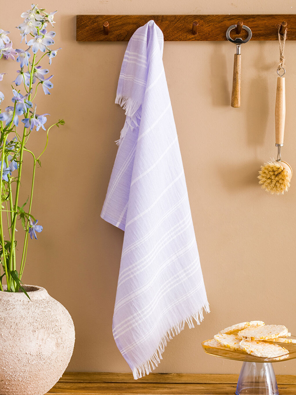 منشفة شاي قطن مخطط 40x60 سم