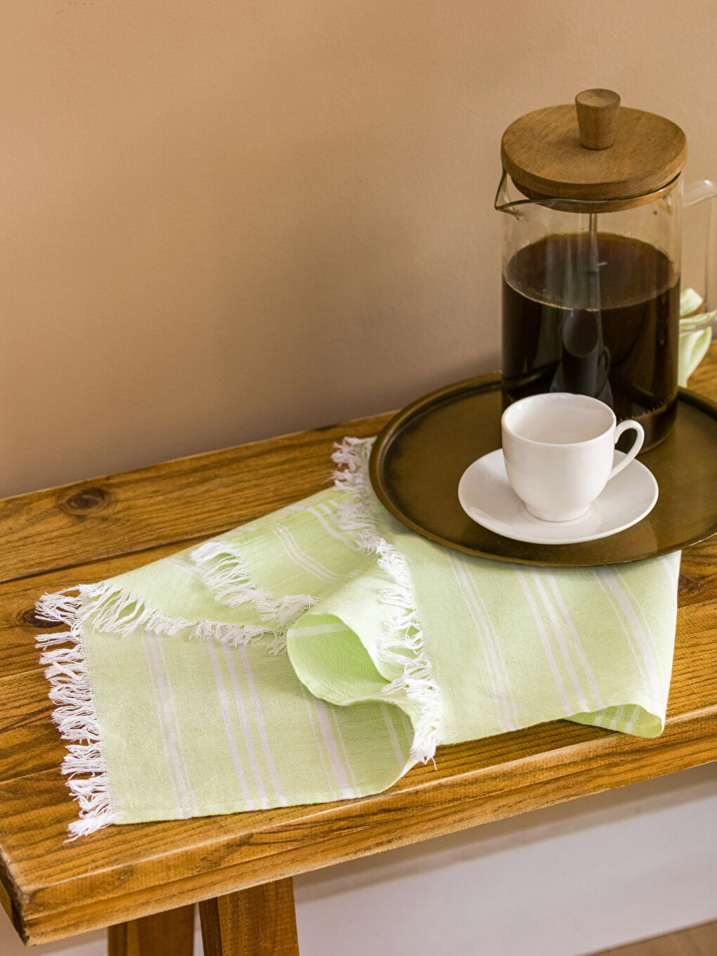 LCW HOME Ριγέ Βαμβακερή Πετσέτα Στεγνώματος 40x60 cm -S3IT12Z8-SSR