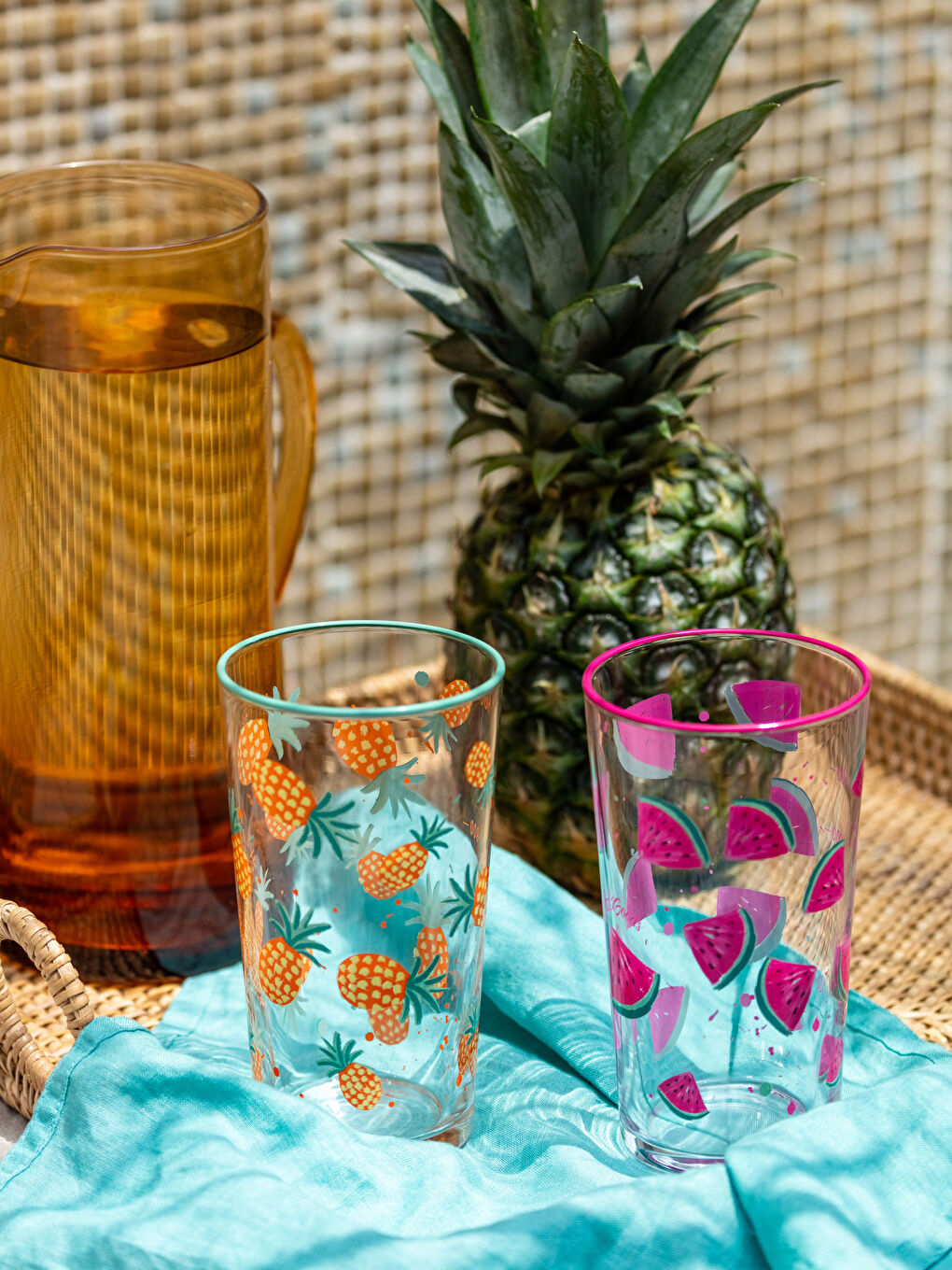 Lot de 2 Verres à Soda Imprimés 570 ml