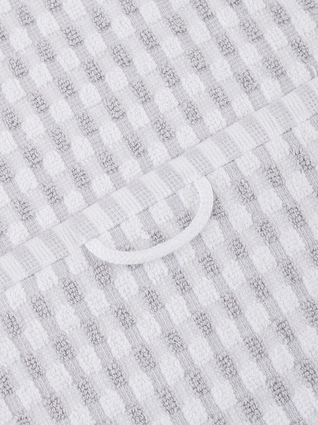 منشفة تجفيف سادة بشراشيب 30x50 سم-3