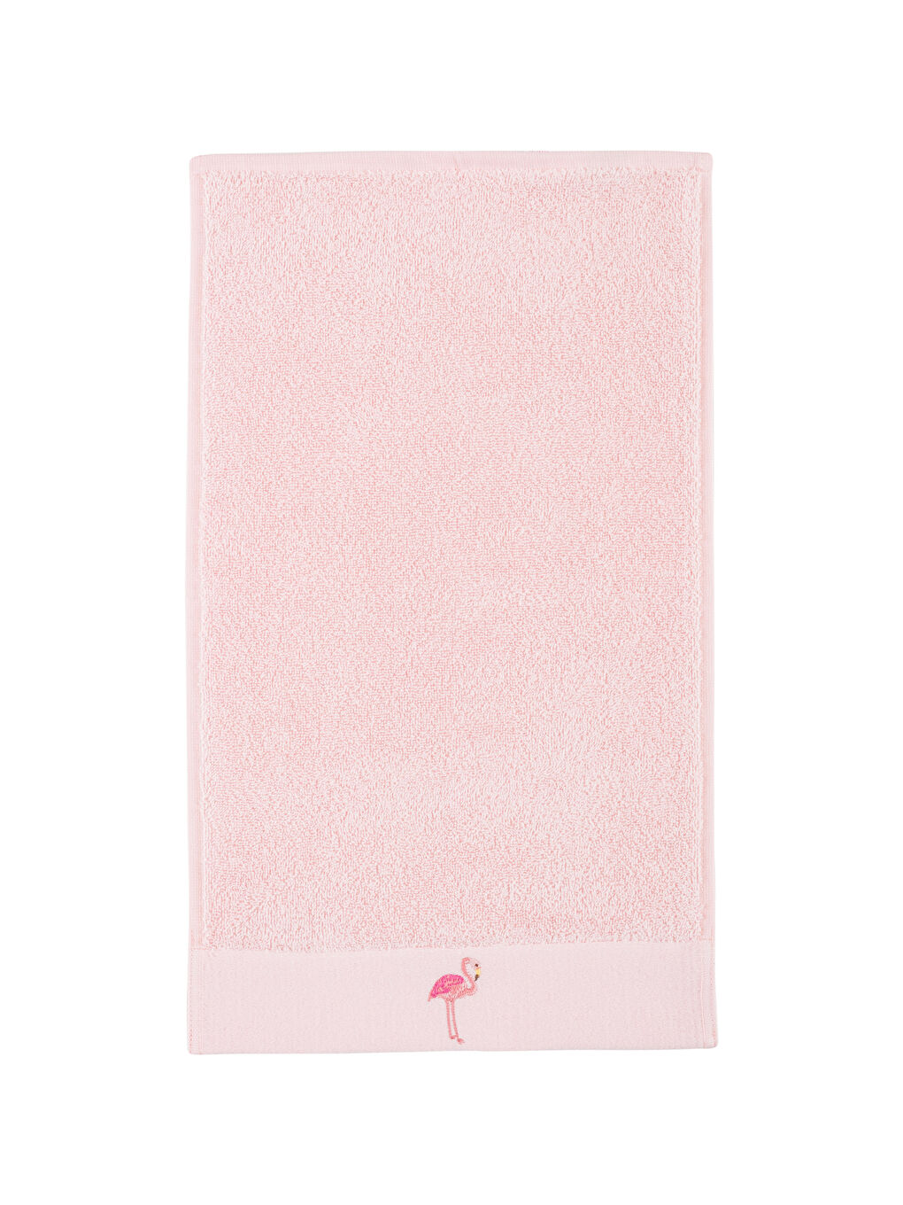 فوطة يد قطن مطرزة فلامنجو 30x50 سم-4