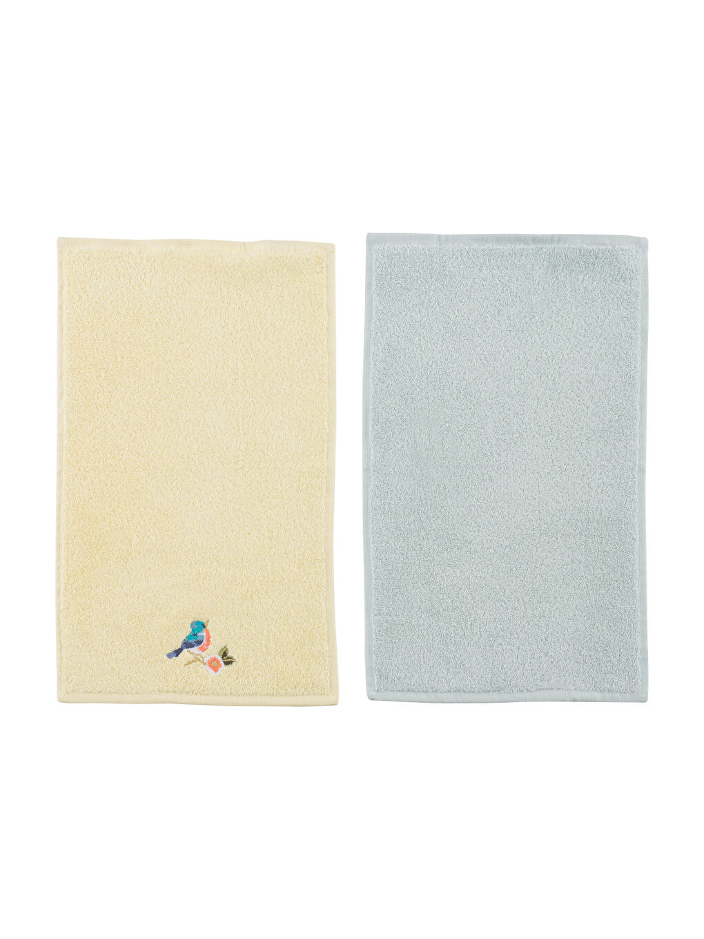 Pamuklu Nakışlı El Havlusu 2'li 30x50 cm-5