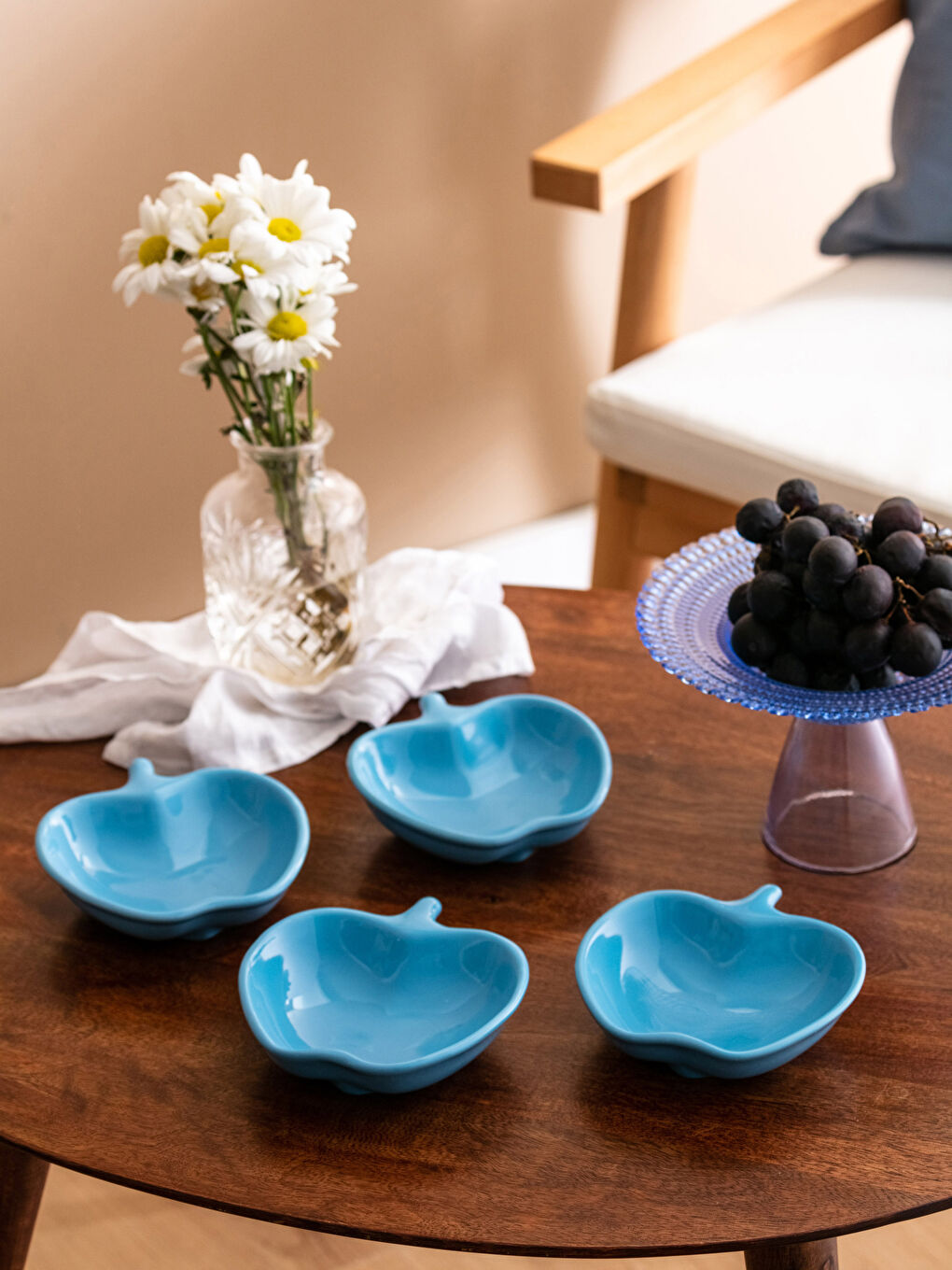 Керамическая чаша, набор из 4 штук