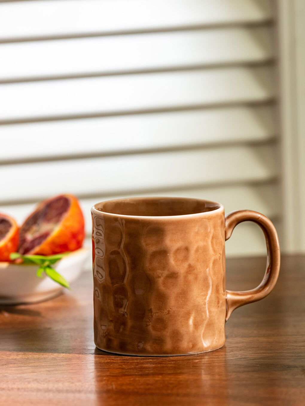 Self Patterned Porcelain Mug