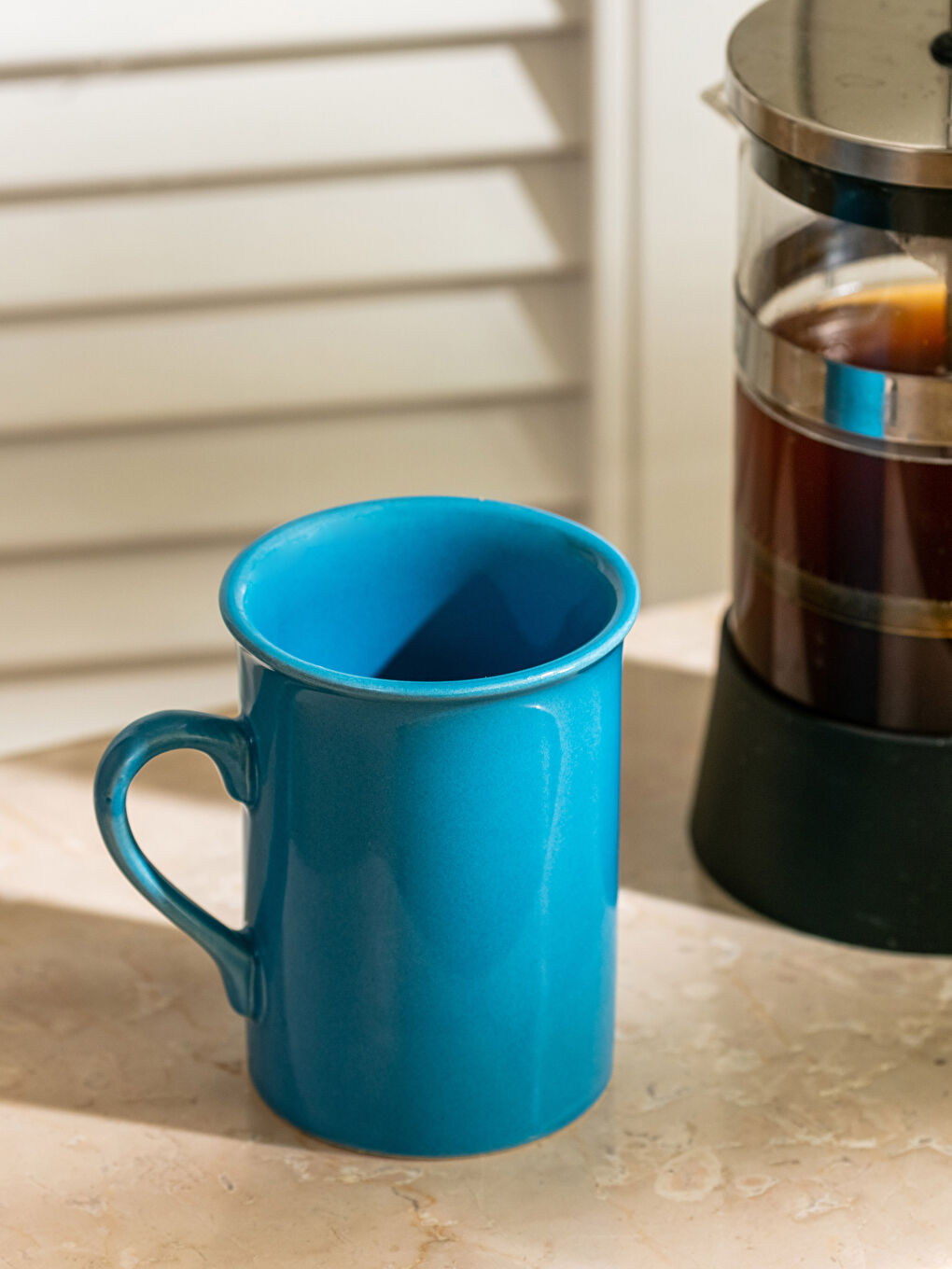 Mavi Seramik Kupa 10 cm-1