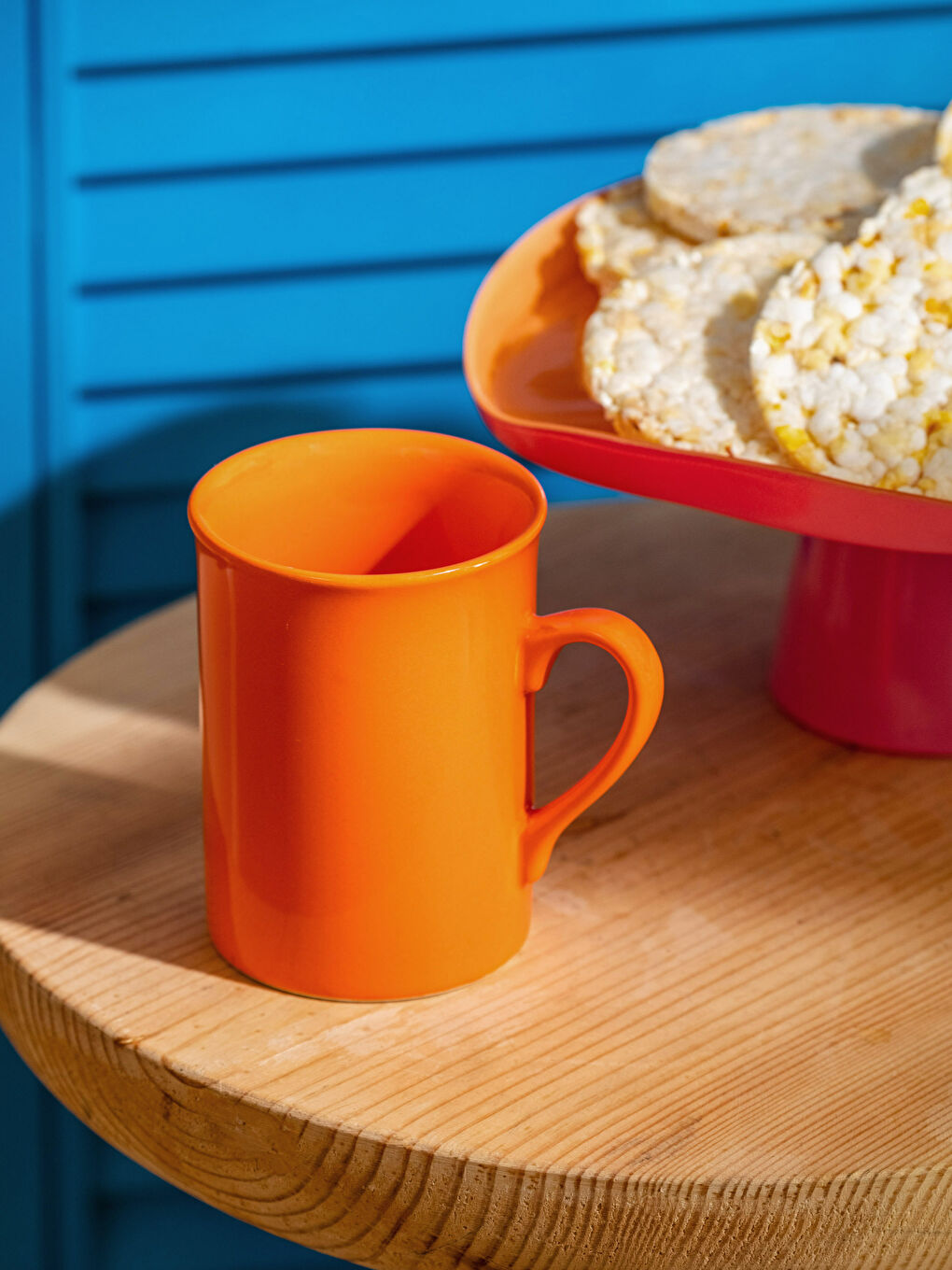 Turuncu Seramik Kupa 10 cm