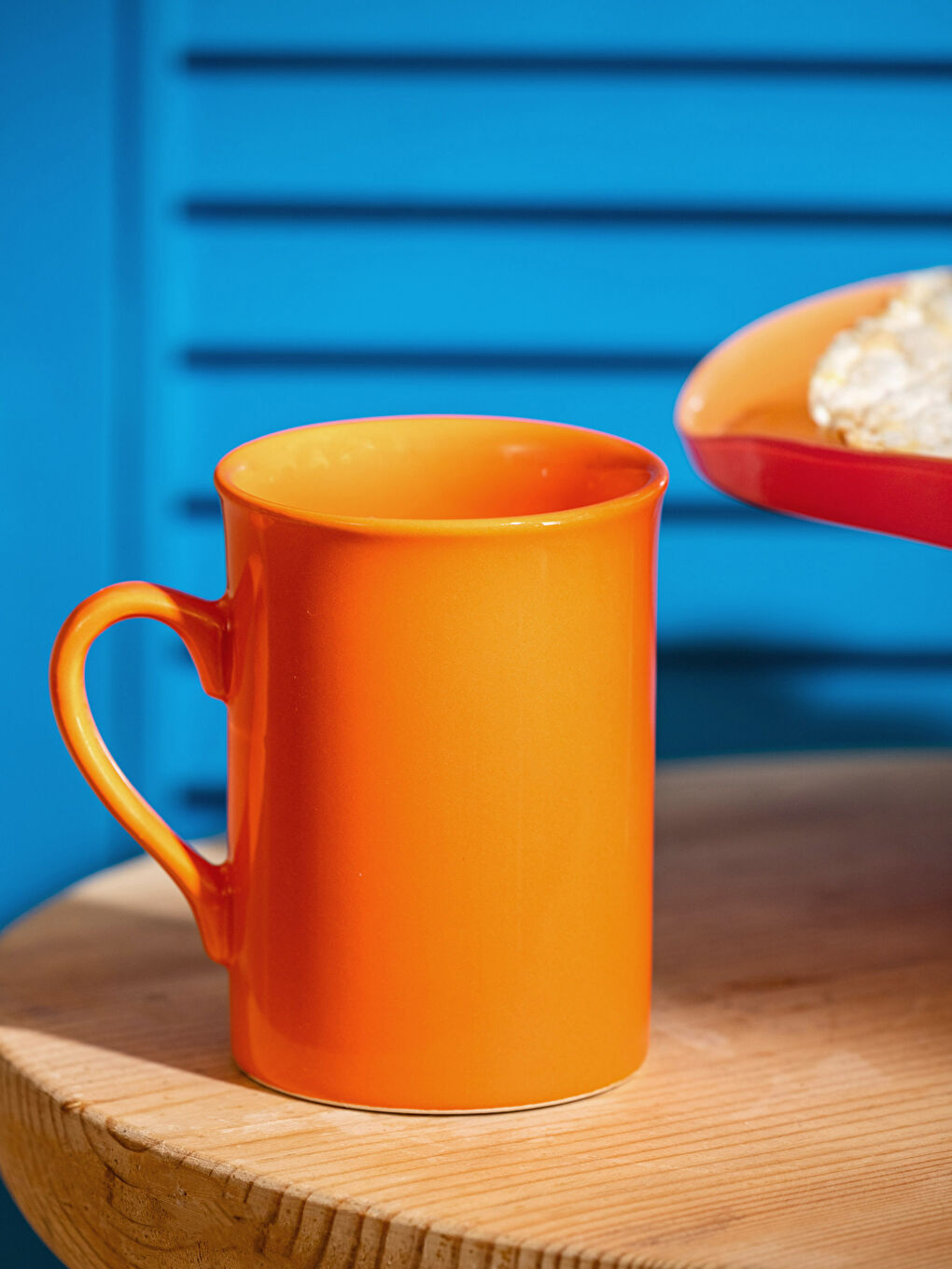 Turuncu Seramik Kupa 10 cm-1