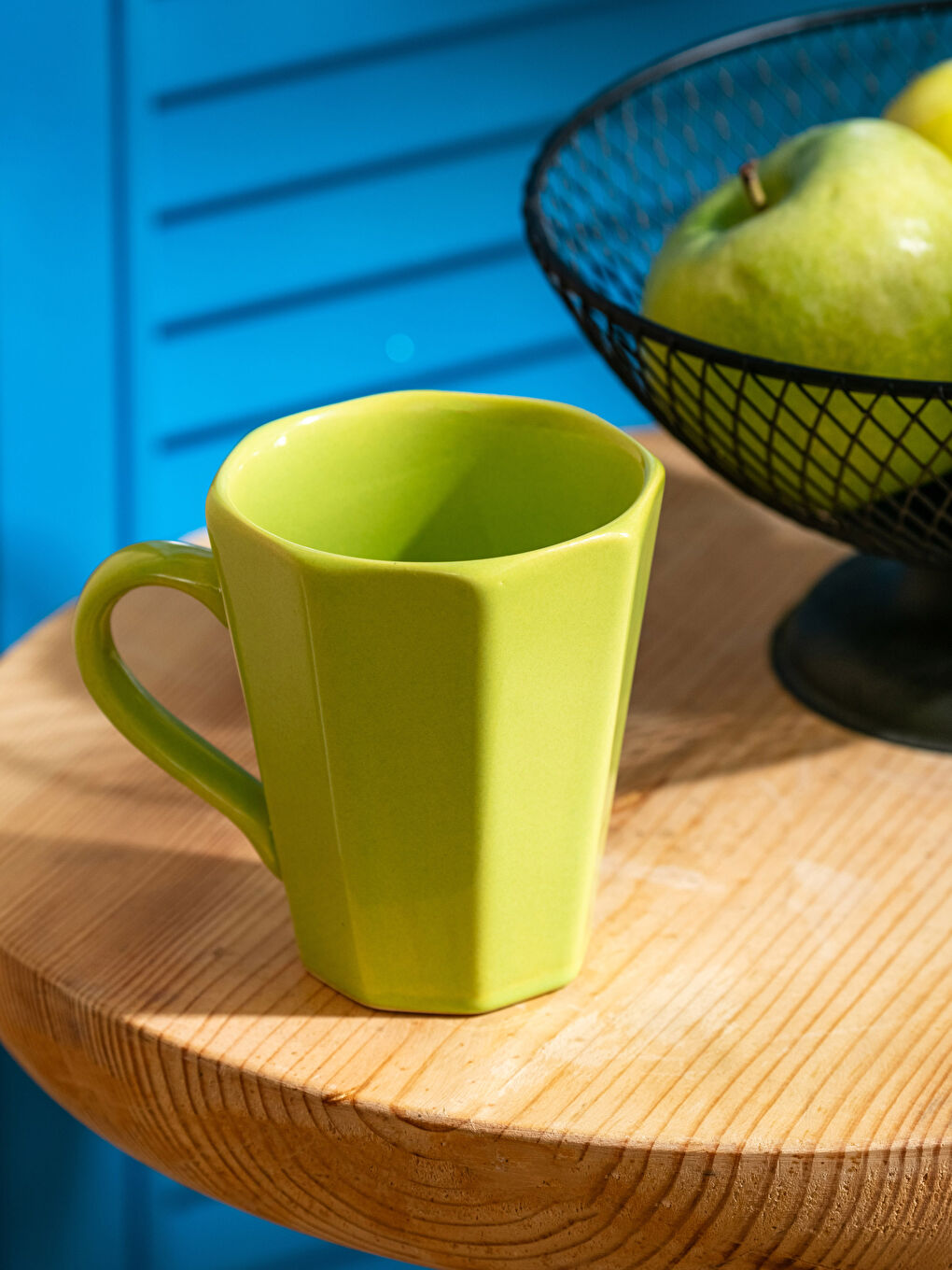 Yeşil Seramik Kupa 300 ml-1