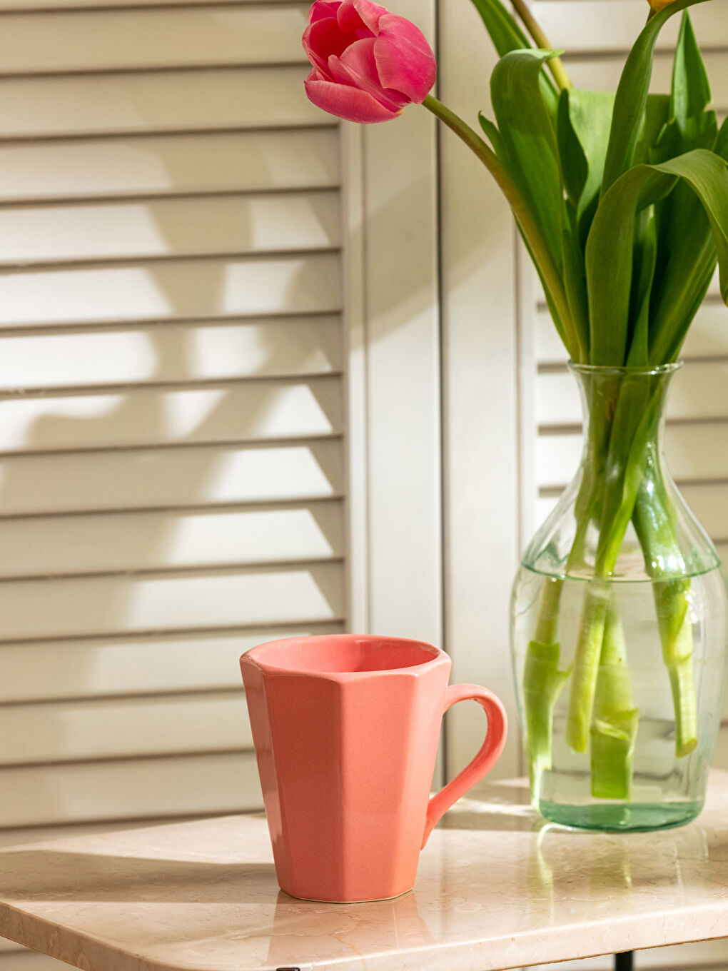 Pembe Seramik Kupa 300 ml