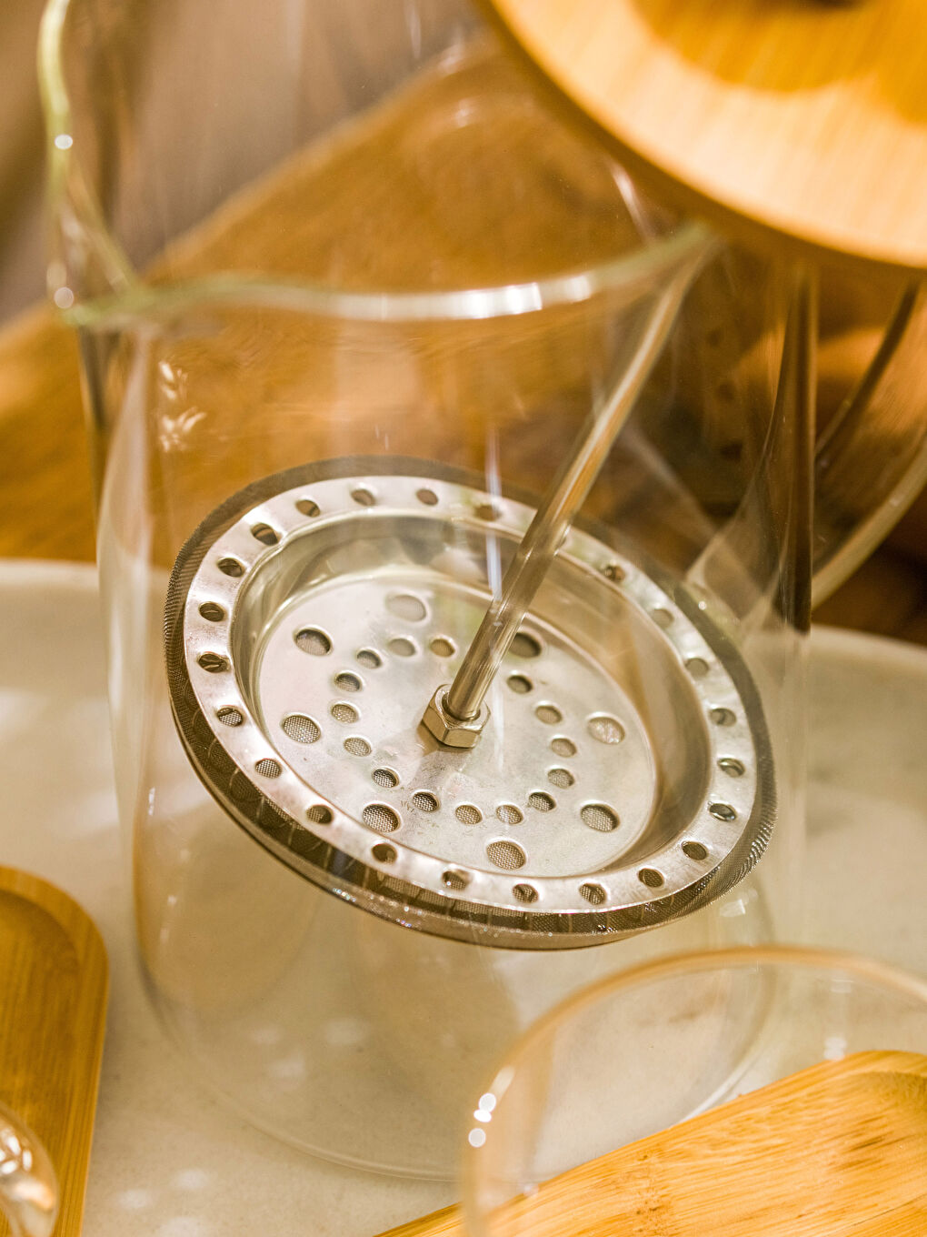 Renksiz Cam French Pres Seti-2