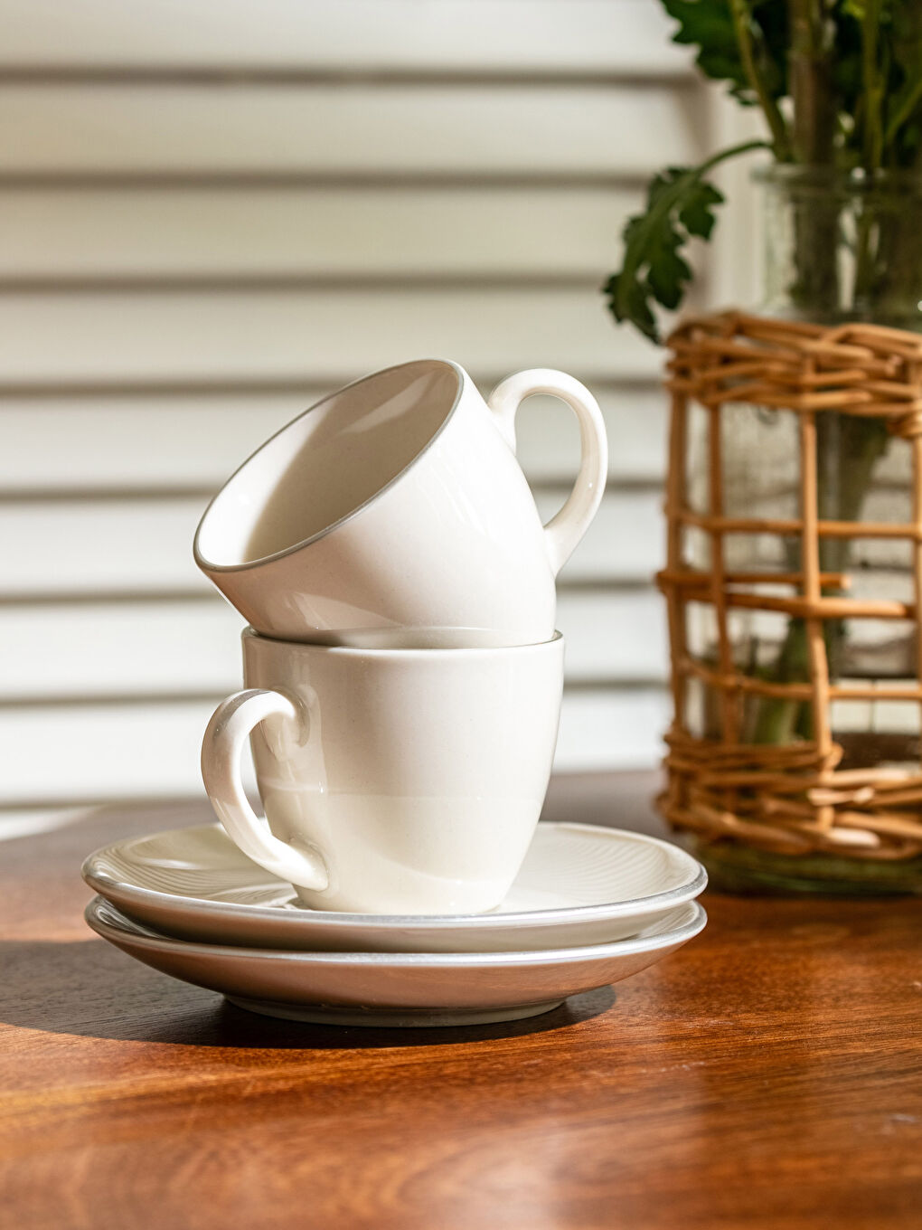 Tohana Home Set od 2 porcelanske šoljice za čaj 90 ml -S3JD08Z8-SJT